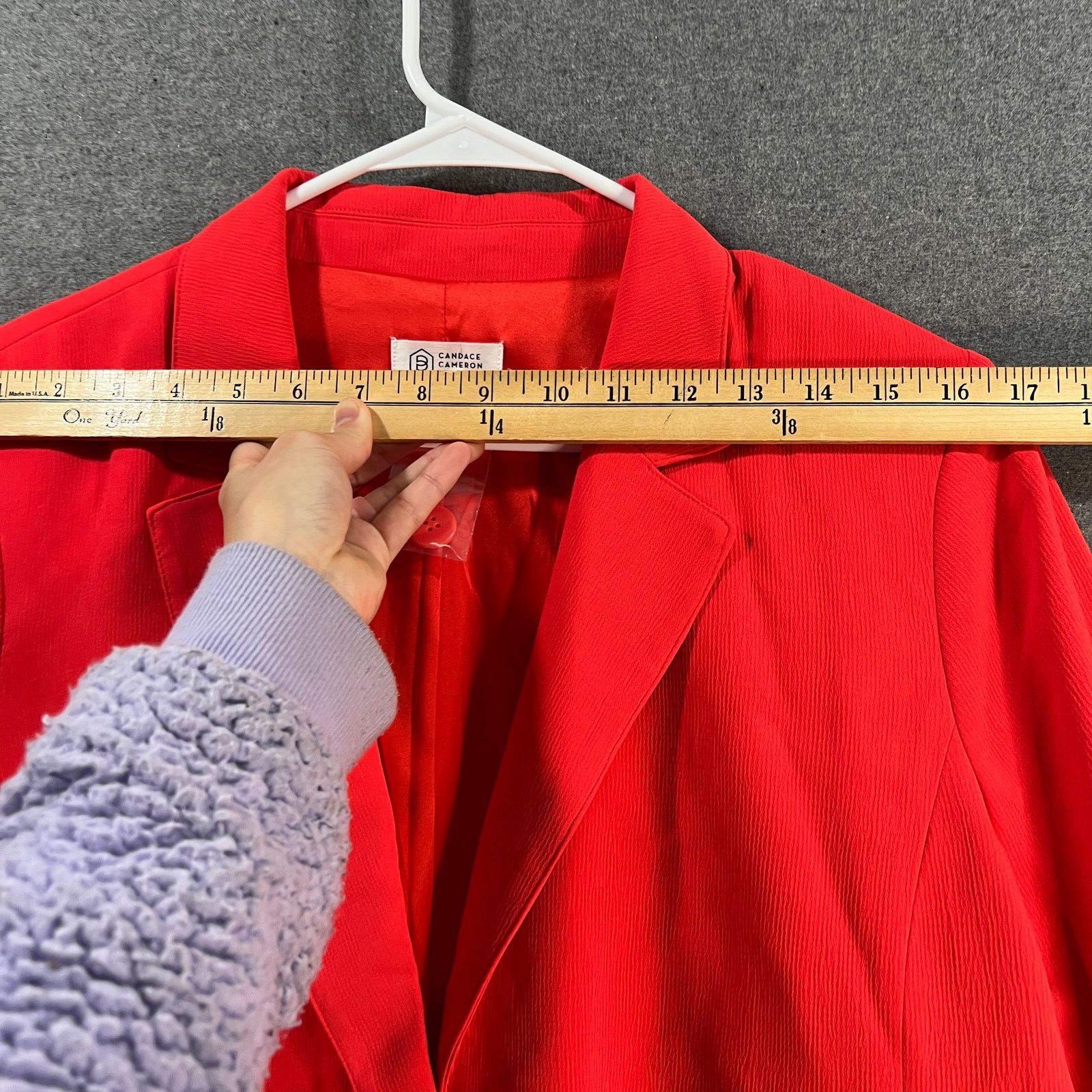 Other Candace Cameron Bure Suits Womens Regular Blazer Red Size L / US 10 / IT 46 - 6 Thumbnail