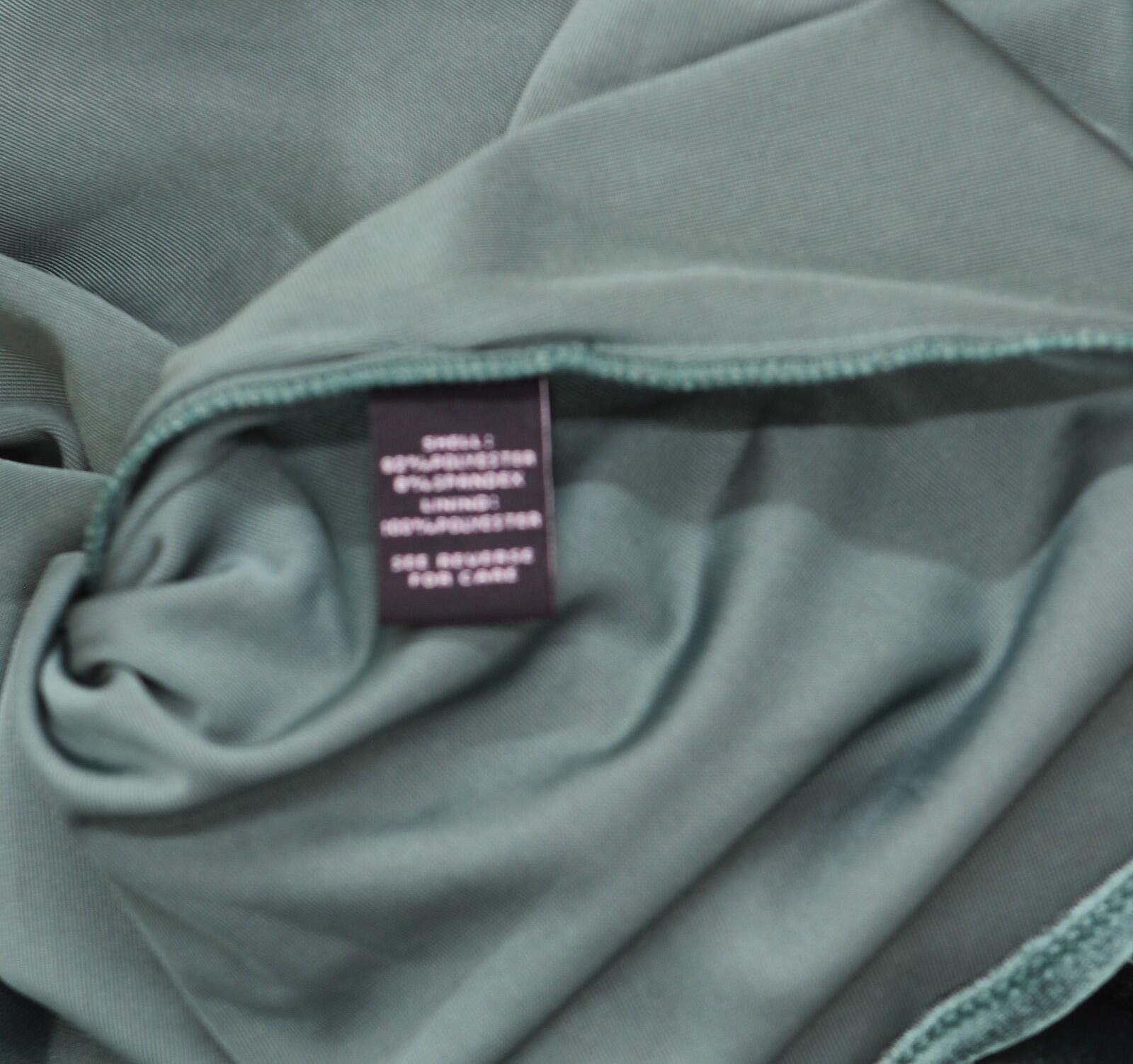 Other Nwt Msk Waist Stretch Velvet Shift Dress Emerald Green L Size L / US 10 / IT 46 - 6 Thumbnail