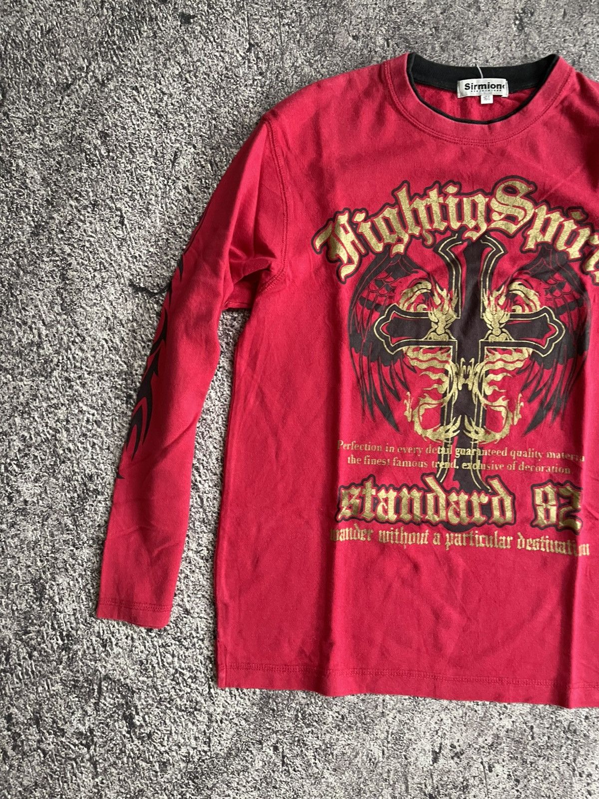 Japanese Brand Y2K Sirmione cross ifsixwasnine long sleeve Size US M / EU 48-50 / 2 - 3 Thumbnail