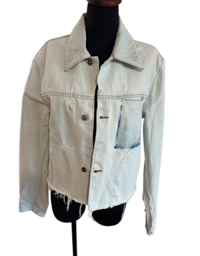 Maison Margiela Maison Margiela Jacket Coat Denim Trucker Artisanal EX0085 Size S / US 4 / IT 40 - 1 Thumbnail