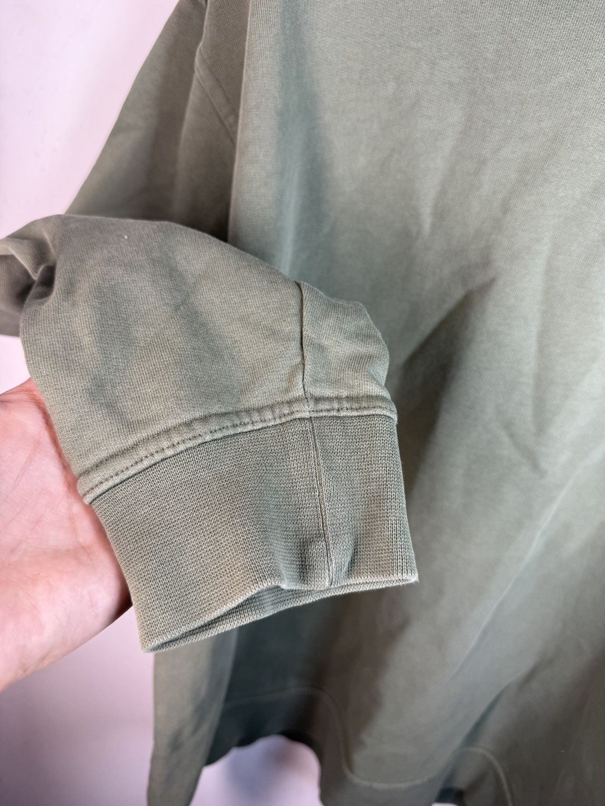 Yves Saint Laurent Green 90s YSL Sweatshirt V-Neck YSL Sweater Size US L / EU 52-54 / 3 - 14 Thumbnail