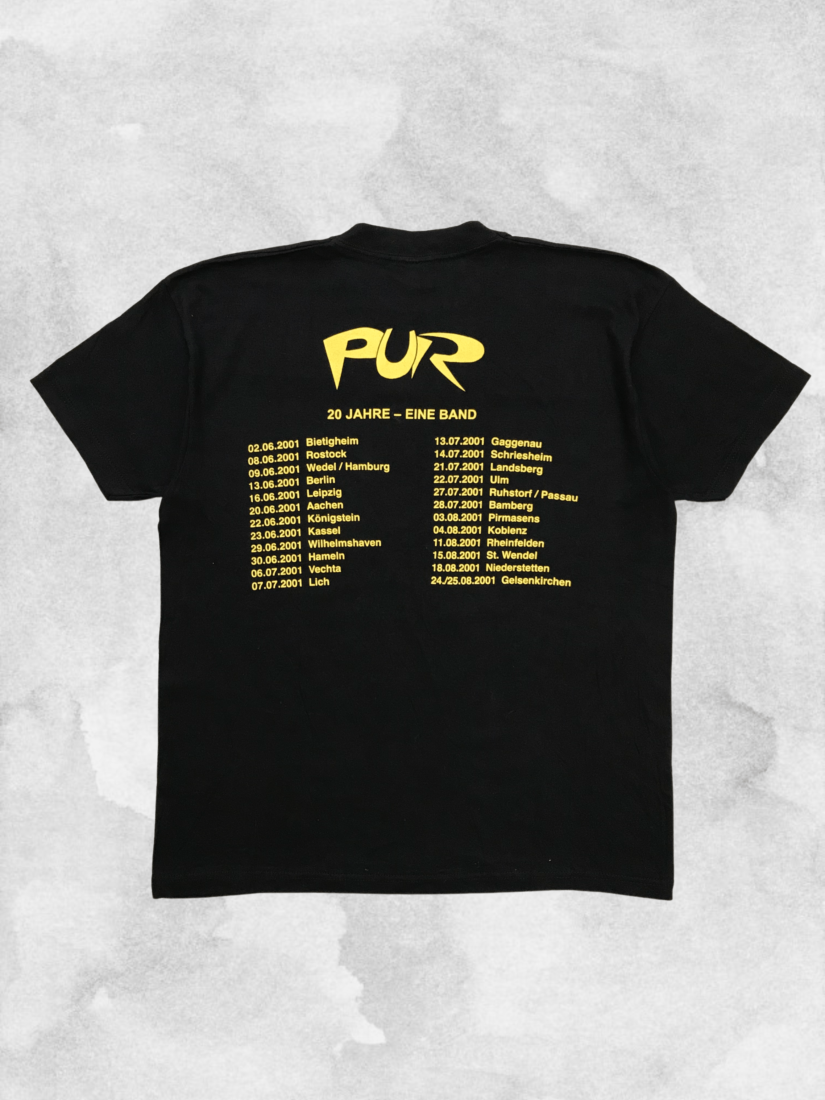 Band Tees PUR 2001 Vintage T-Shirt Pop Rock Band Tee 90s Tour Rare Size US L / EU 52-54 / 3 - 2 Thumbnail