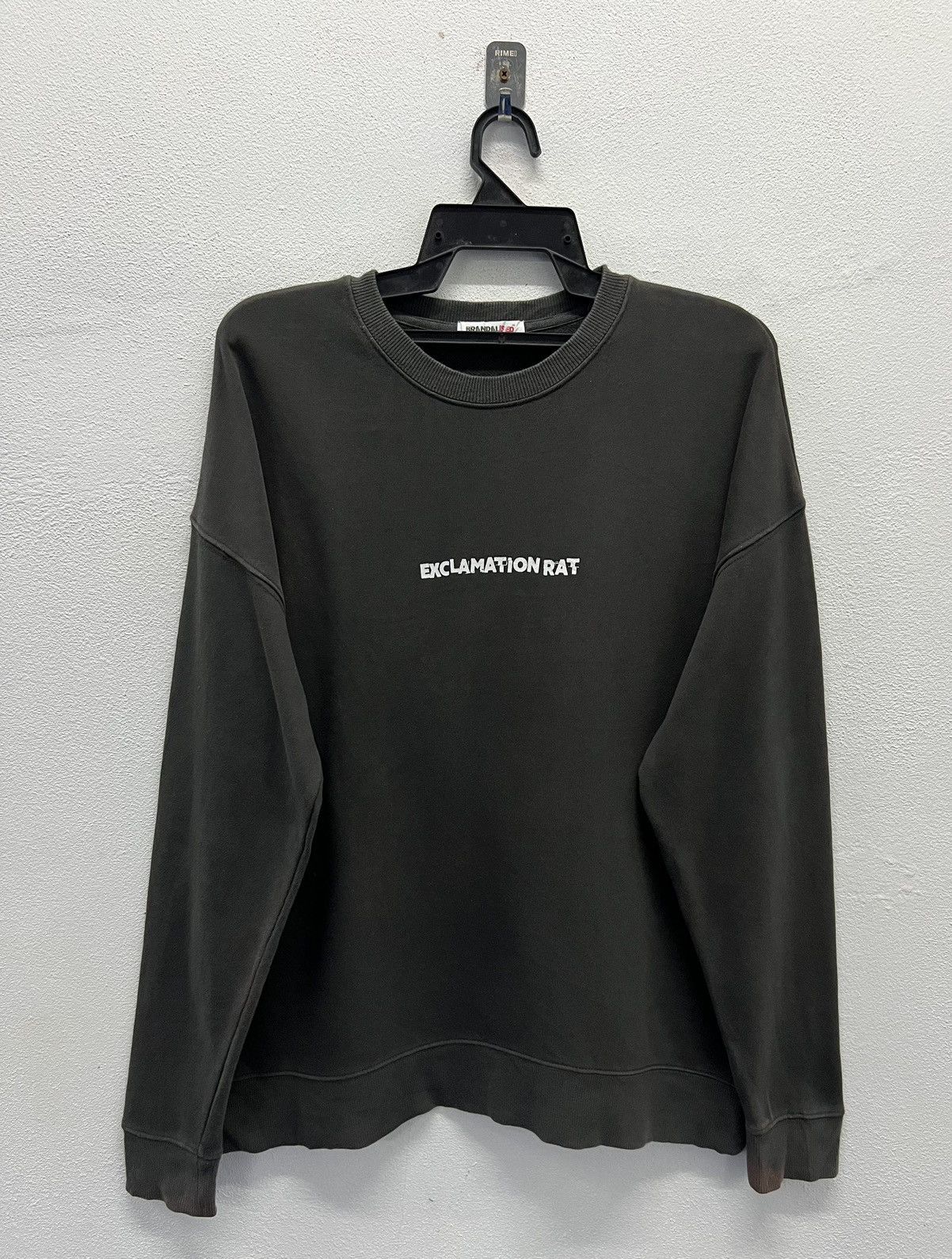 Japanese Brand × Vintage VINTAGE BRANDALISED EXCLAMATION RAT SWEATSHIRT Size US M / EU 48-50 / 2 - 2 Thumbnail