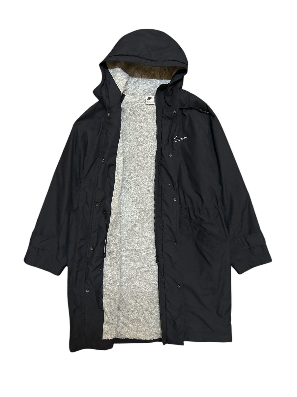 Vintage vintage 90s nike swoosh parka jacket winter Size US M / EU 48-50 / 2 - 2 Thumbnail