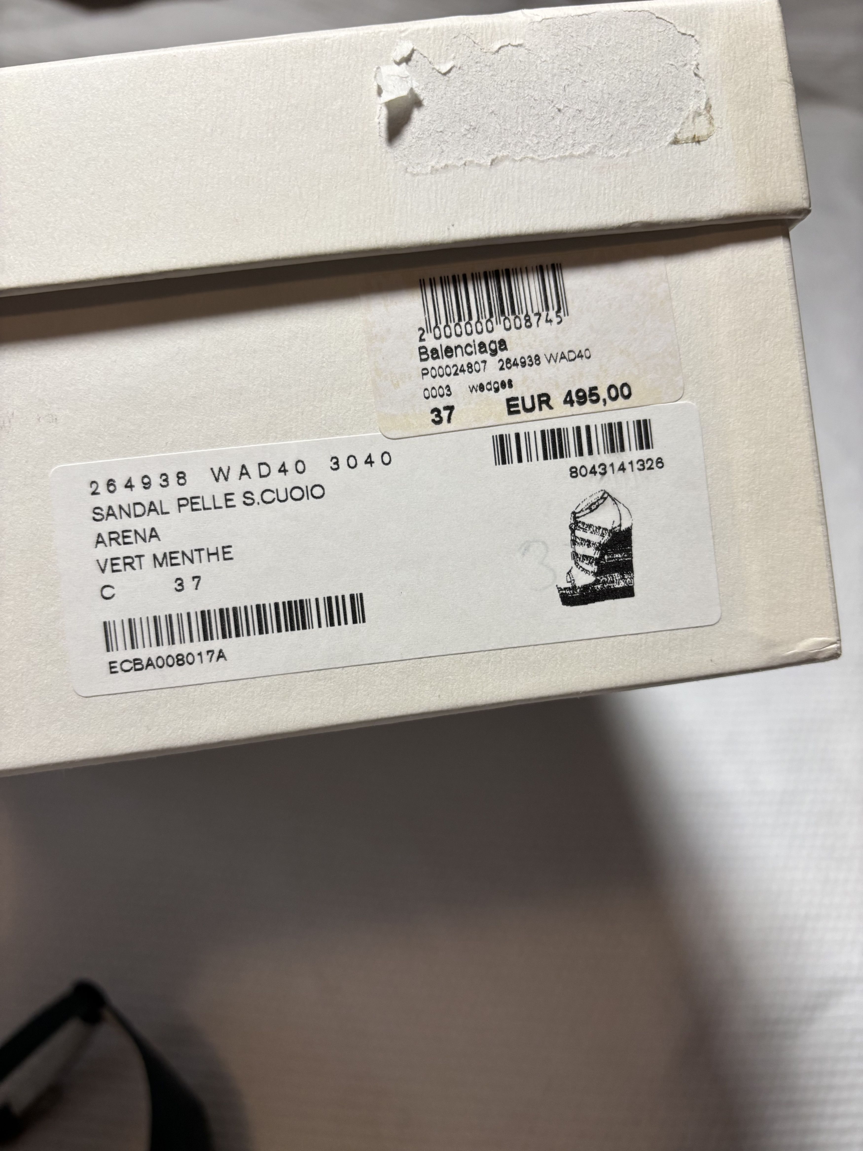 Balenciaga Balenciaga Green Wedge Heels Size US 7 / IT 37 - 2 Thumbnail