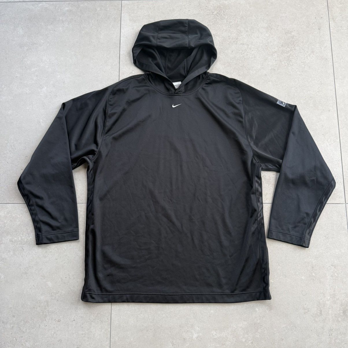 Vintage Y2K Nike Silver Tag Center Swoosh Hoodie