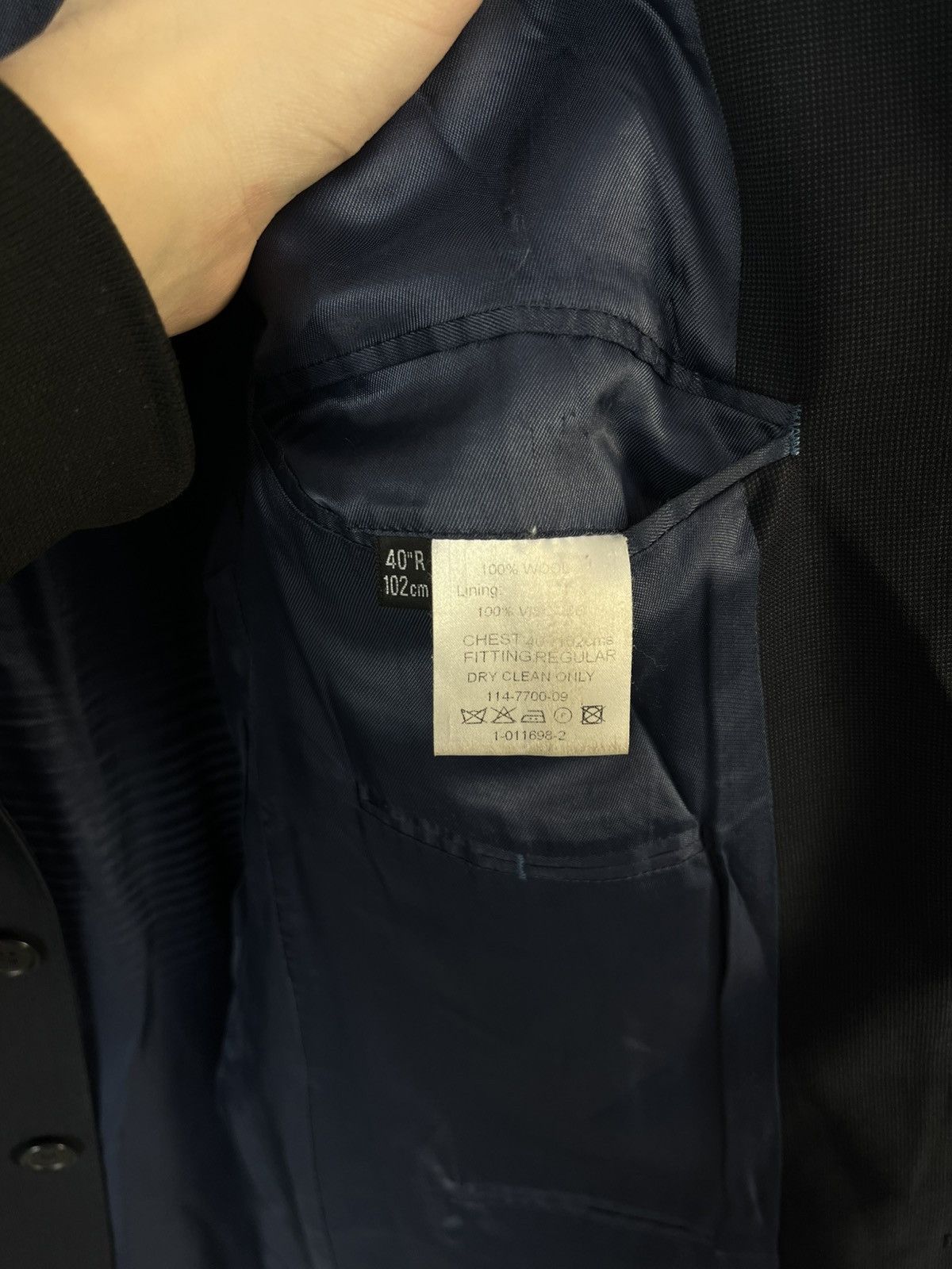 Ermenegildo Zegna × Vintage Ermenegildo Zegna Luxury Classic Wool Blazer Jacket Size 40R - 8 Thumbnail