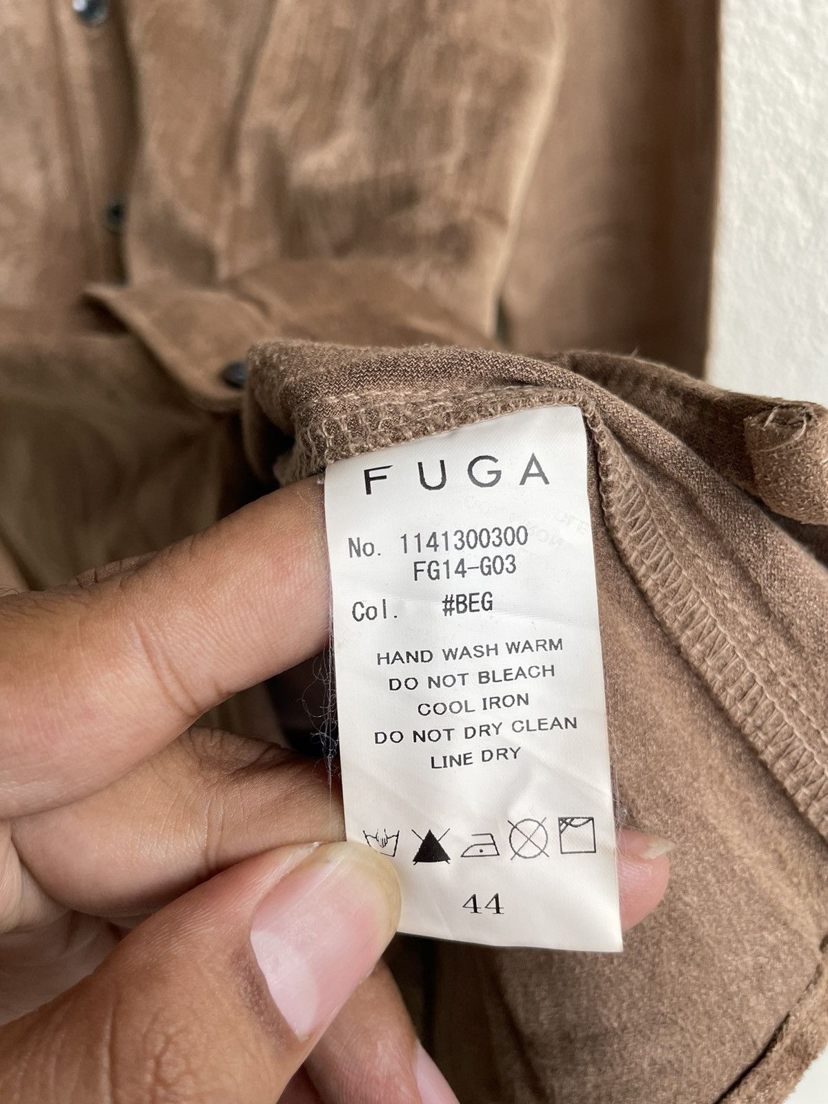 Number (N)ine Fuga Japan bludru shirt Size US S / EU 44-46 / 1 - 6 Thumbnail