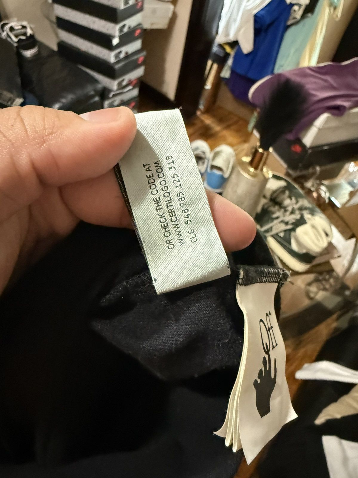 Off-White Off-White Mona Lisa Blur Size XL Size US XL / EU 56 / 4 - 10 Thumbnail