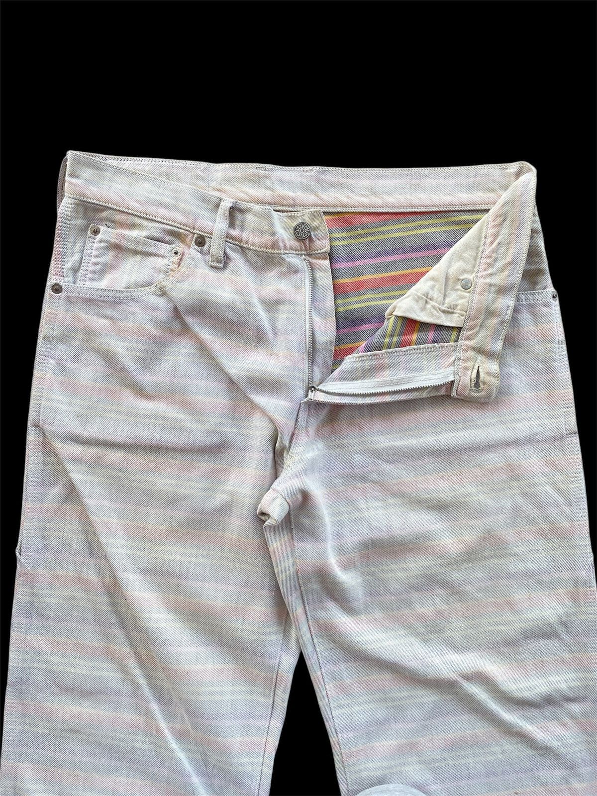 Japanese Brand × Vintage OZONE ROCKS CARPENTER RAINBOW JEANS Size US 34 / EU 50 - 7 Thumbnail