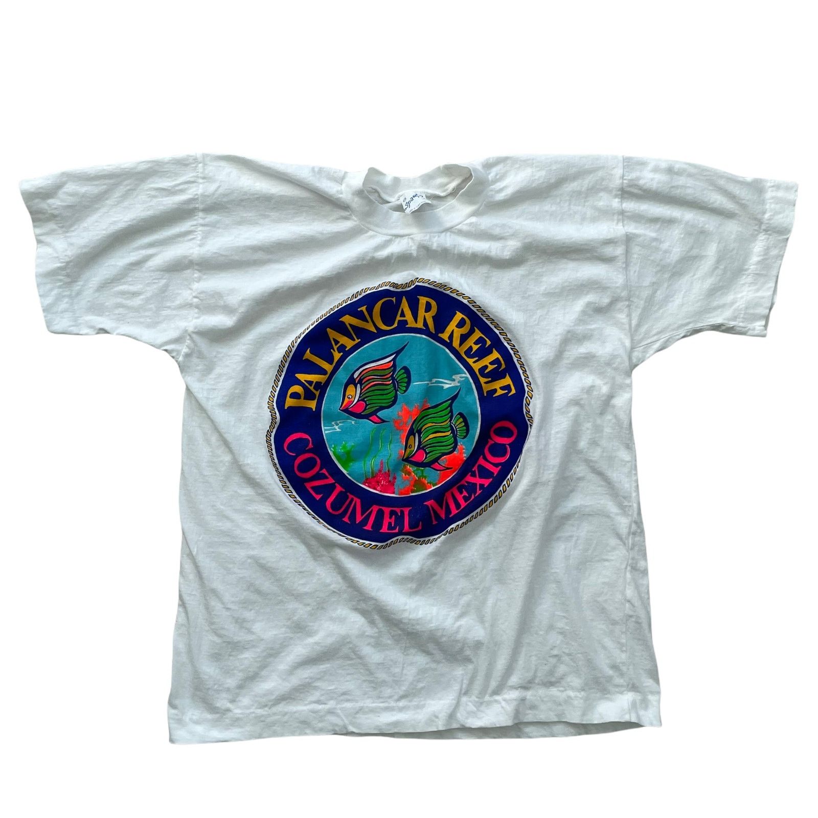 Vintage Vintage Palancar Reef Cozumel Mexico Tee XL Size US XL / EU 56 / 4 - 1 Thumbnail