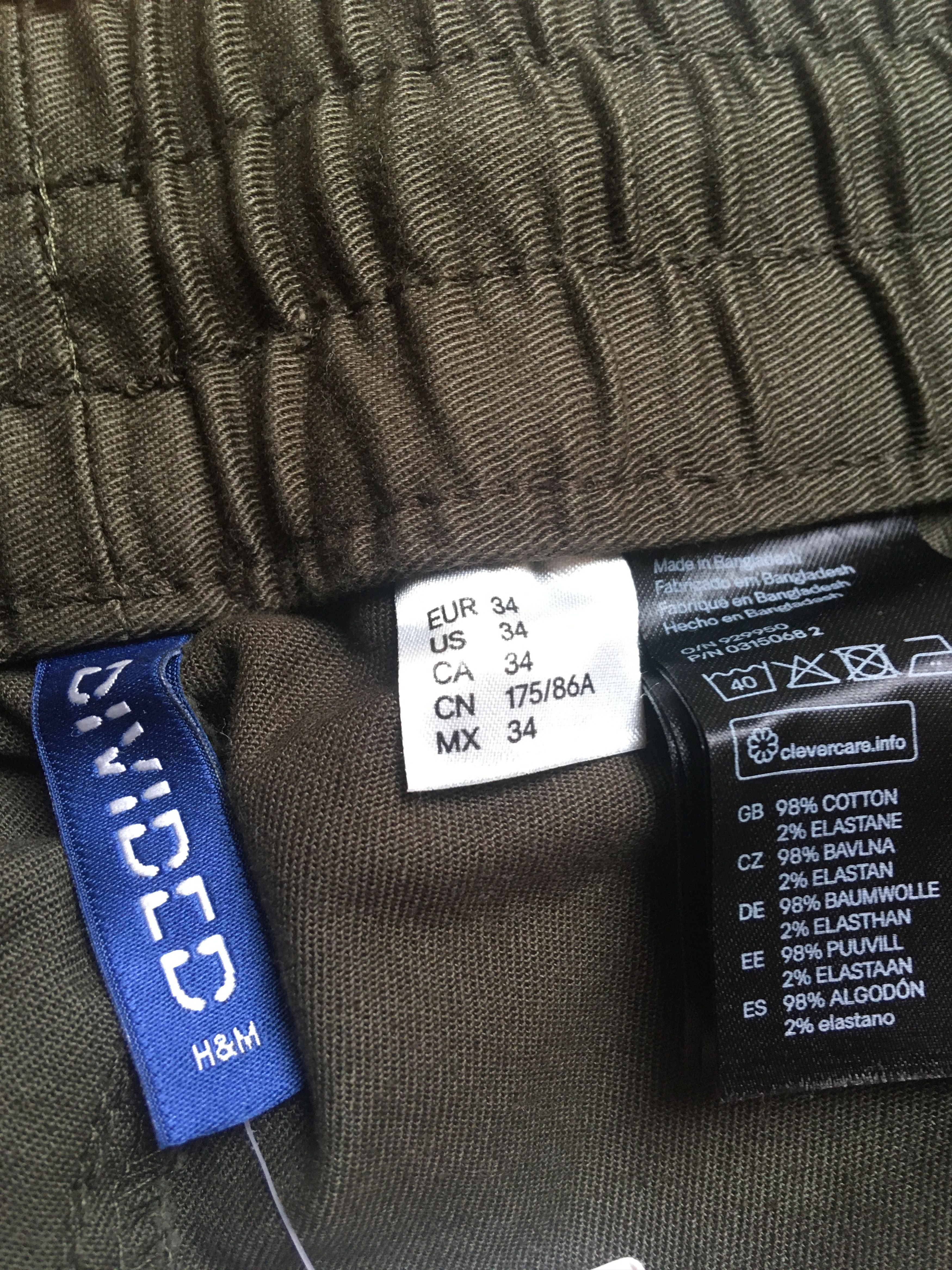 H&M h&m zipper pants Size US 34 / EU 50 - 2 Thumbnail