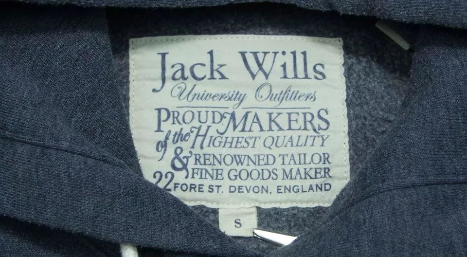 Jack Wills MENS JACK WILLS HOODY SIZE S GC - Size US S / EU 44-46 / 1 - 4 Thumbnail