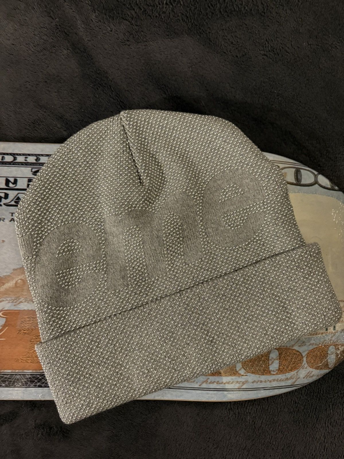 Supreme Supreme F/W25 Studded Knockout Big Logo Beanie Size ONE SIZE - 4 Thumbnail