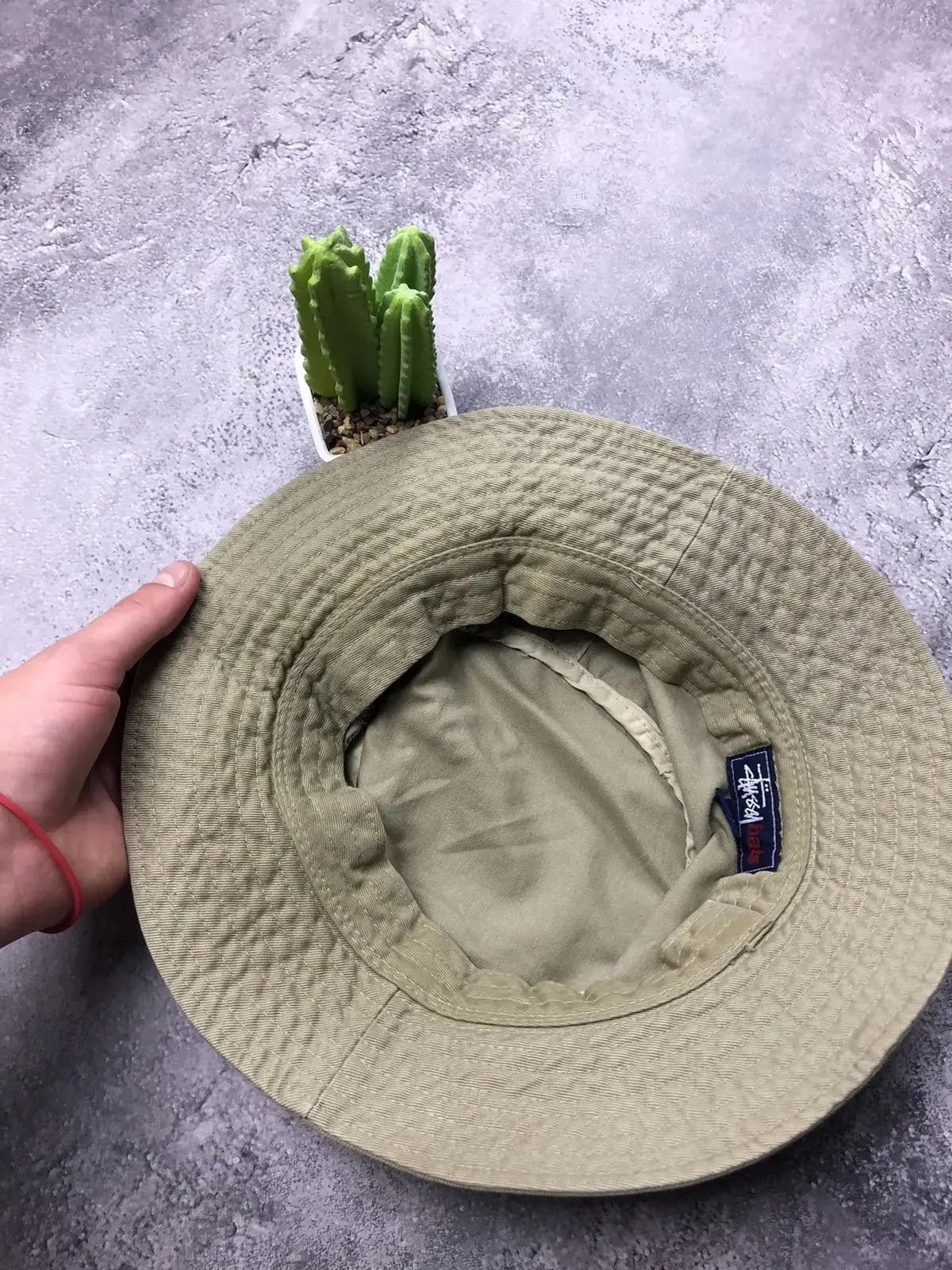 Stussy STUSSY Vintage Big Logo Streetwear Panama Hat Dad Hype Rare Size ONE SIZE - 4 Thumbnail