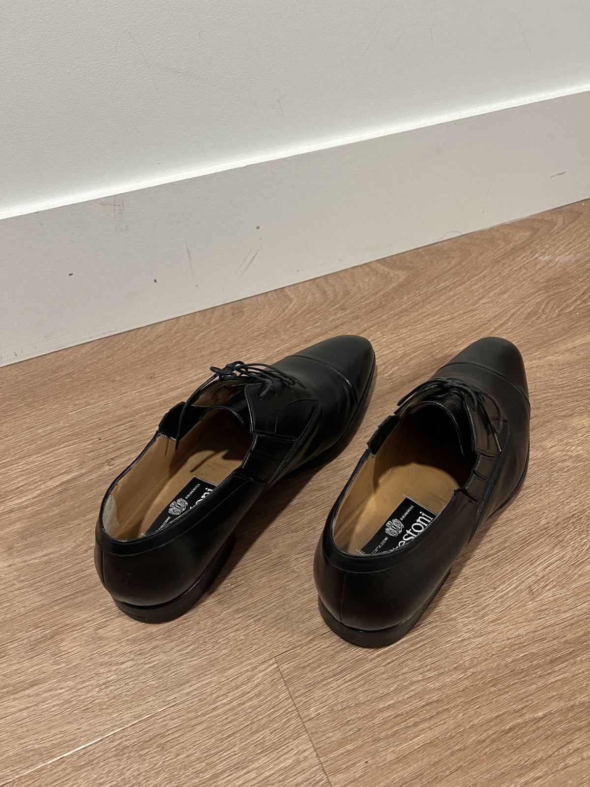 Testoni A.testoni Cap Toe Oxfords With Elastic Detail UK8 Size US 9 / EU 42 - 3 Thumbnail