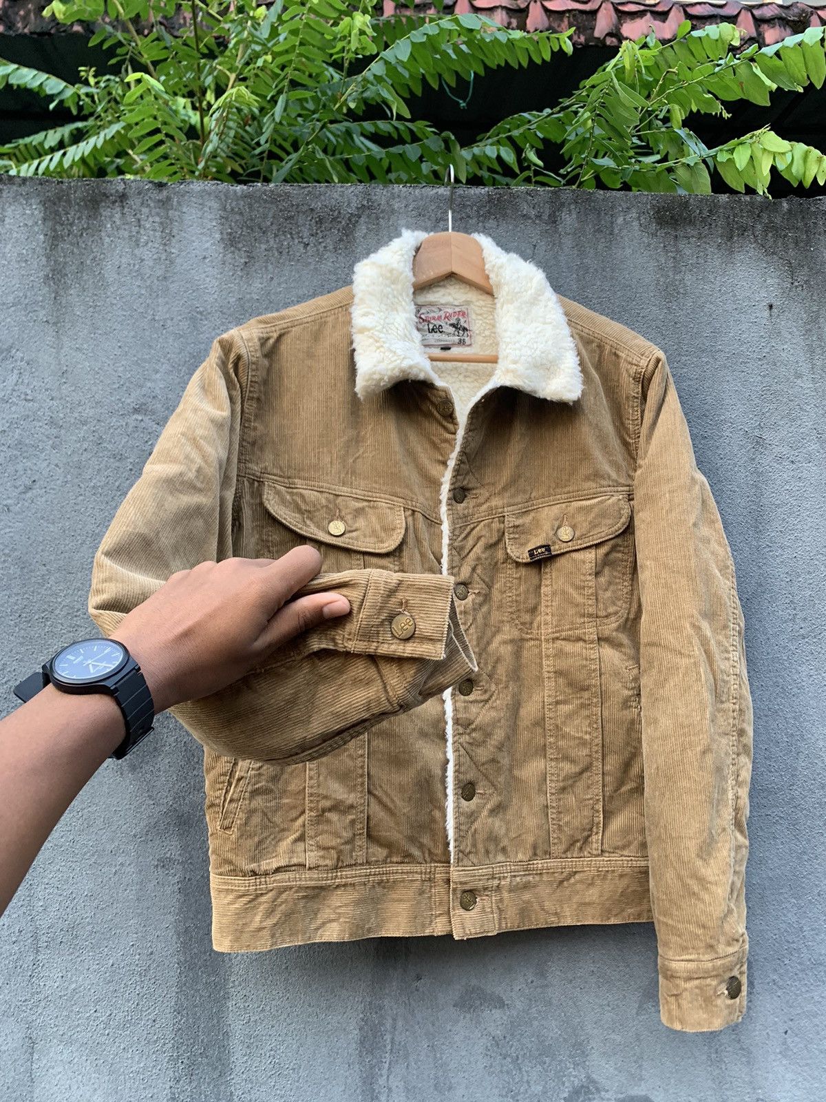 Lee 👹Vintage LEE STORM RIDER CORDUROY BROWN TRUCKER JACKET Size US M / EU 48-50 / 2 - 9 Thumbnail