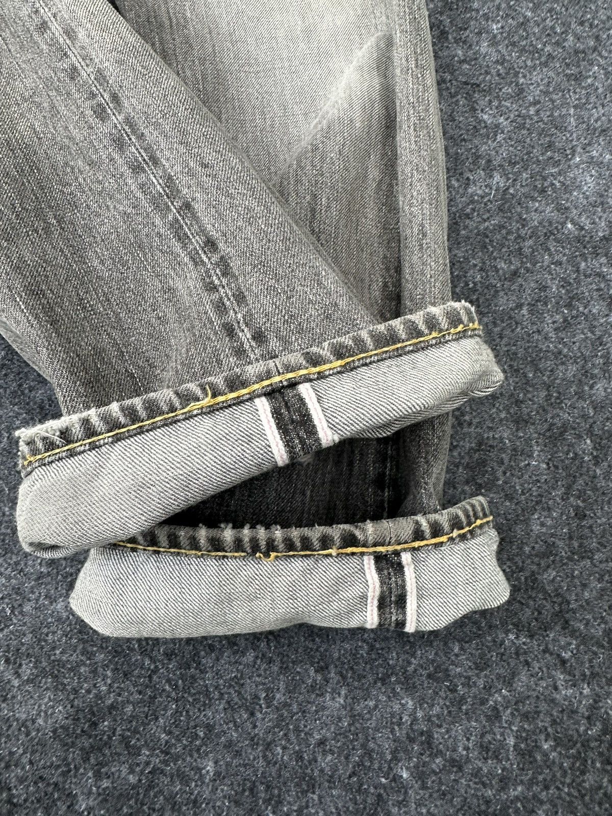 Japanese Brand Vintage Acoustic Japan Selvedge Faded Denim 30x30 D39 Size US 30 / EU 46 - 10 Thumbnail