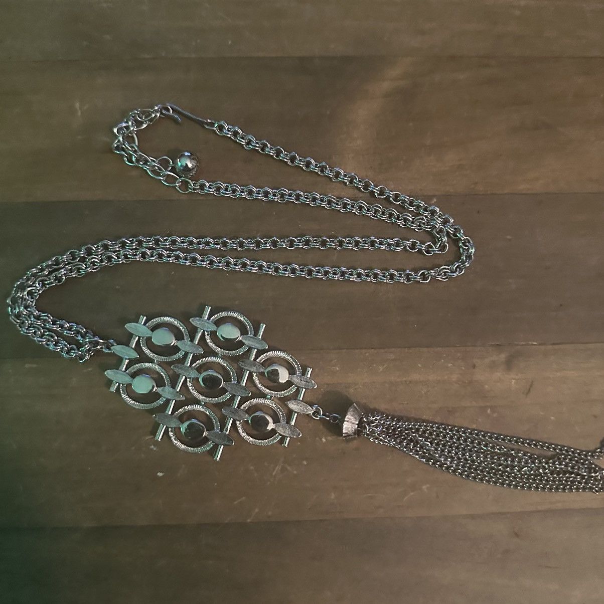 Vintage Vintage ornate pendant tassel necklace Size ONE SIZE - 2 Thumbnail