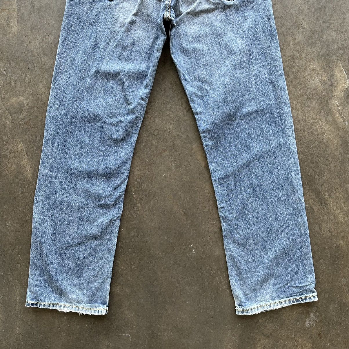 Japanese Brand Vintage Jag Distressed Faded Denim Jean Pant W29 Size US 29 - 11 Thumbnail