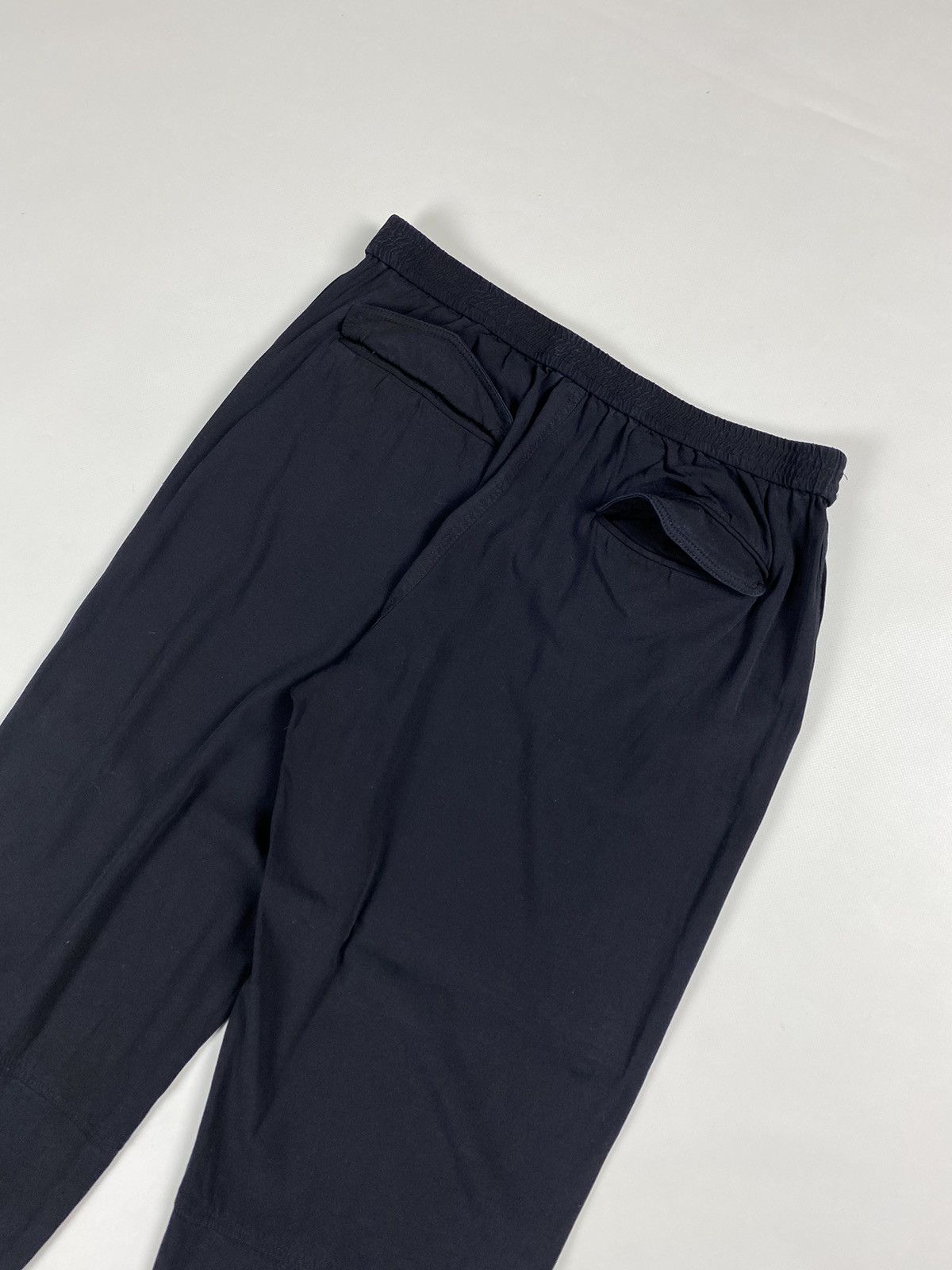 Designer × Helmut Lang Helmut Lang ladies viscose cropped pants trousers size ~ M Size 28" / US 6 / IT 42 - 15 Thumbnail