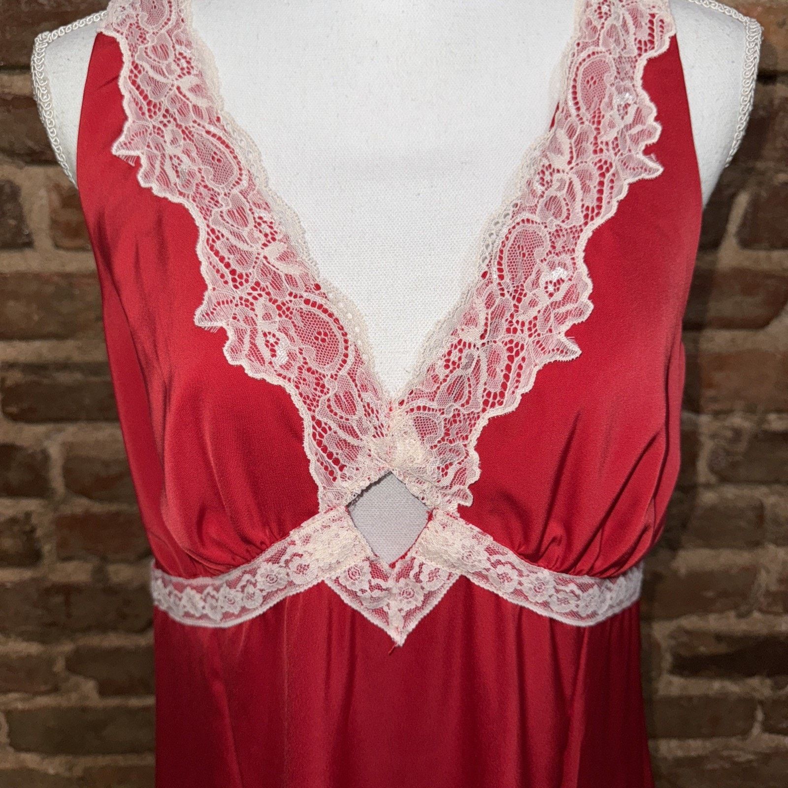 Other Wild Fable NWT Y2K RED Baby Doll LACE Holiday Dress Sz L Size L / US 10 / IT 46 - 3 Thumbnail