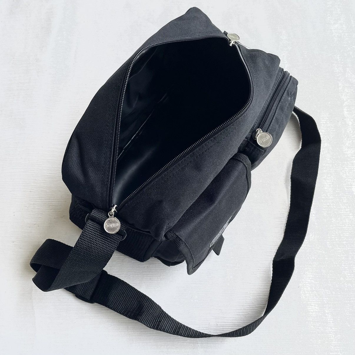 Disney × Mickey Mouse Double Pocket Mickey Mouse Black Sling Bag Size ONE SIZE - 6 Thumbnail