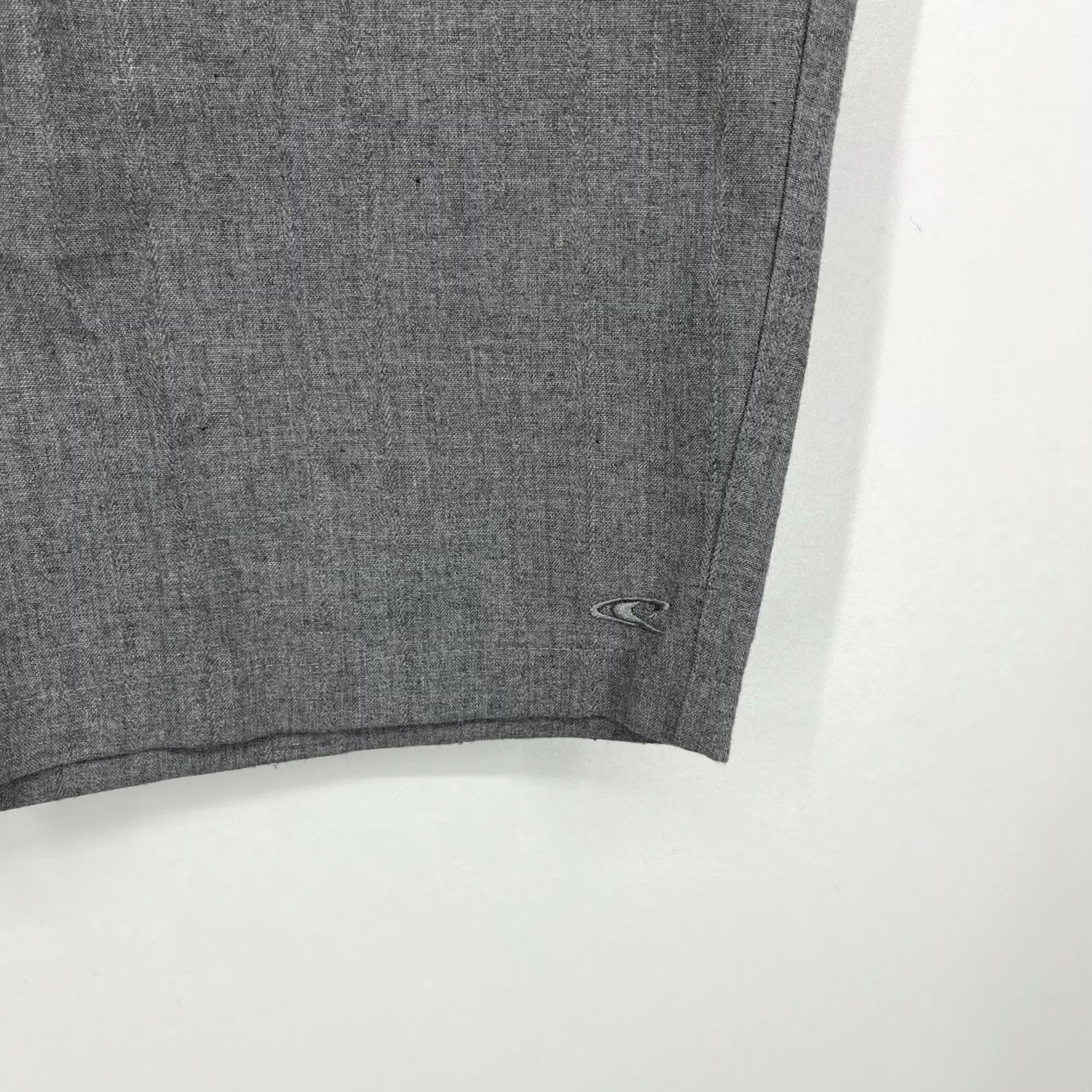 O'Neill O'Neill Chino Shorts Men Gray 32 Flat Front Stretch Regular Inseam 10" Mid Rise Stretch Pockets Casual Summer Spring Size US 32 / EU 48 - 4 Thumbnail