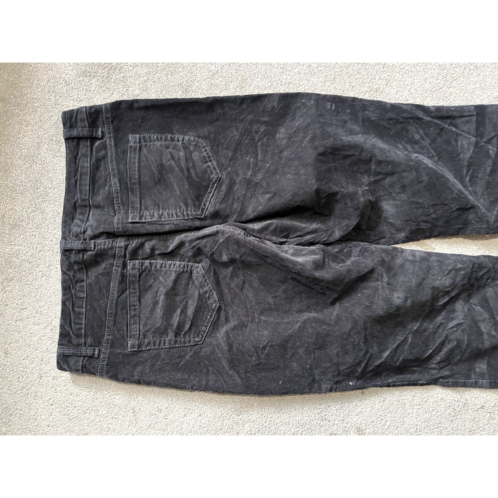 Gloria Vanderbilt VINTAGE Gloria Vanderbilt Amanda 2.0 Slim Leg Fit Velour Black Jeans Size 10 Solid Womens Jeans Slimming 90s Style Size 24" / US 00 / IT 34 - 4 Thumbnail