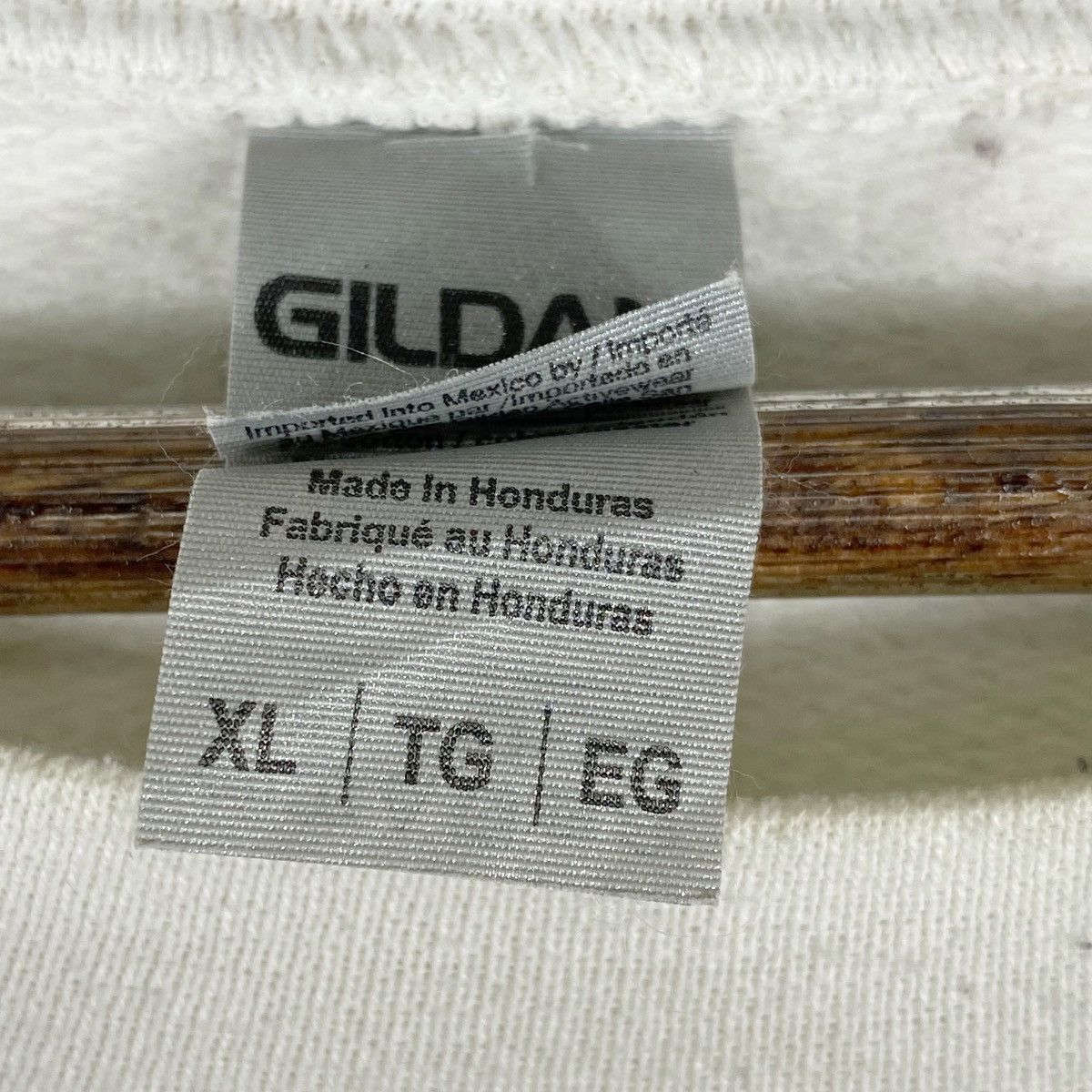 Gildan × Vintage Vintage GILDAN Kansas Crewneck Sweatshirt White Printed Logo Size US XL / EU 56 / 4 - 5 Thumbnail
