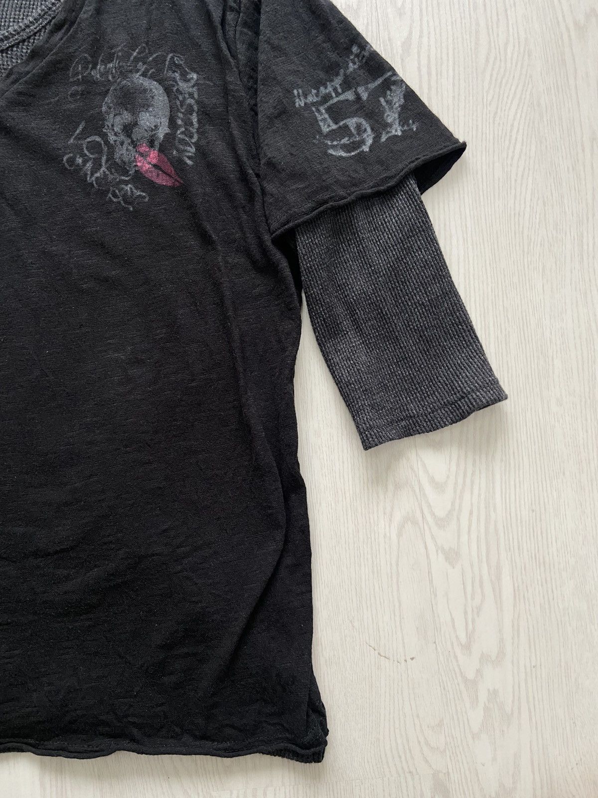In The Attic Vintage In The Attic Poem Punk Hybrid Double Sleeve Shirt Size US L / EU 52-54 / 3 - 5 Thumbnail