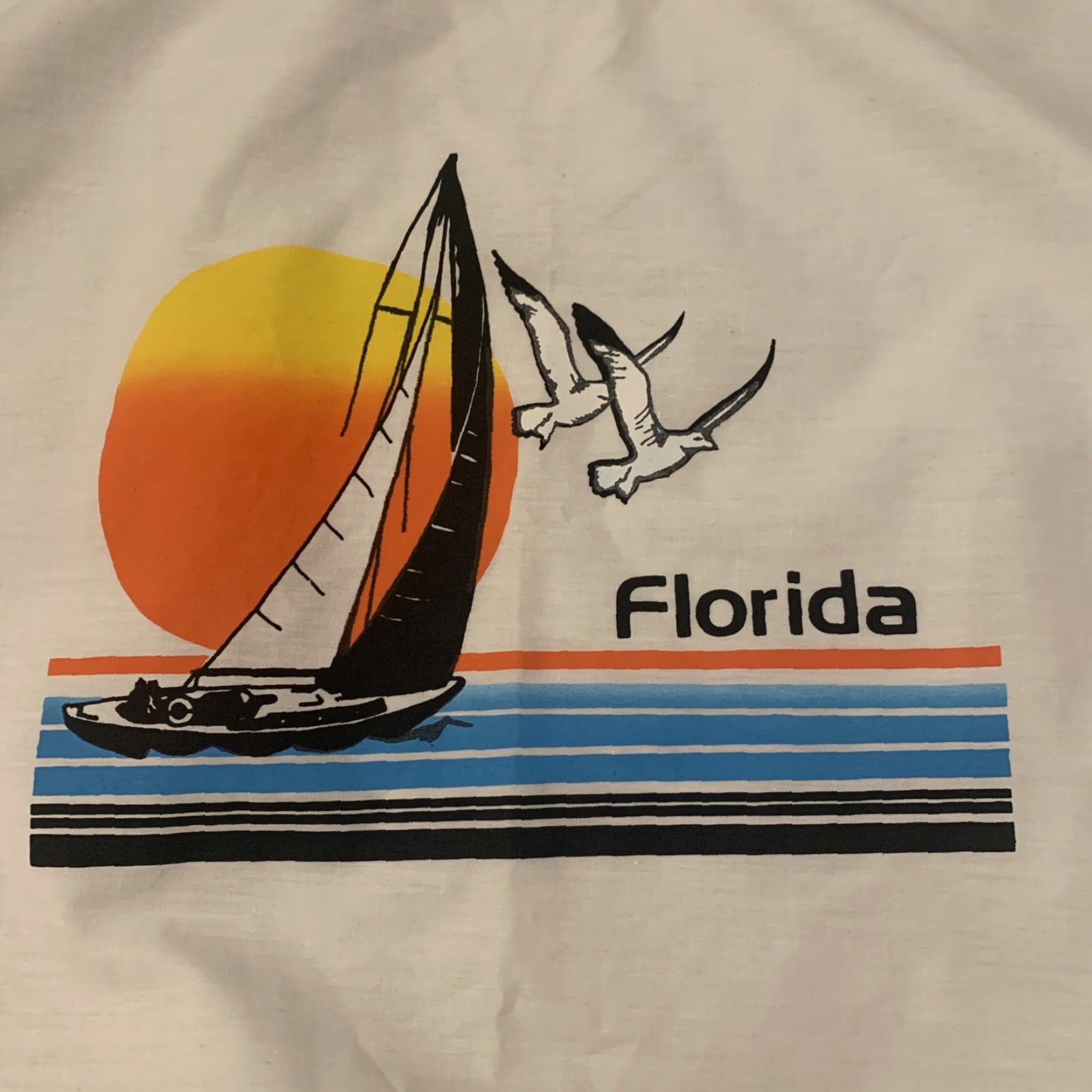 Vintage VINTAGE Florida Shirt Men’s L Made in USA Florida Theme 90s Concert-Ready Mens Size US L / EU 52-54 / 3 - 2 Thumbnail