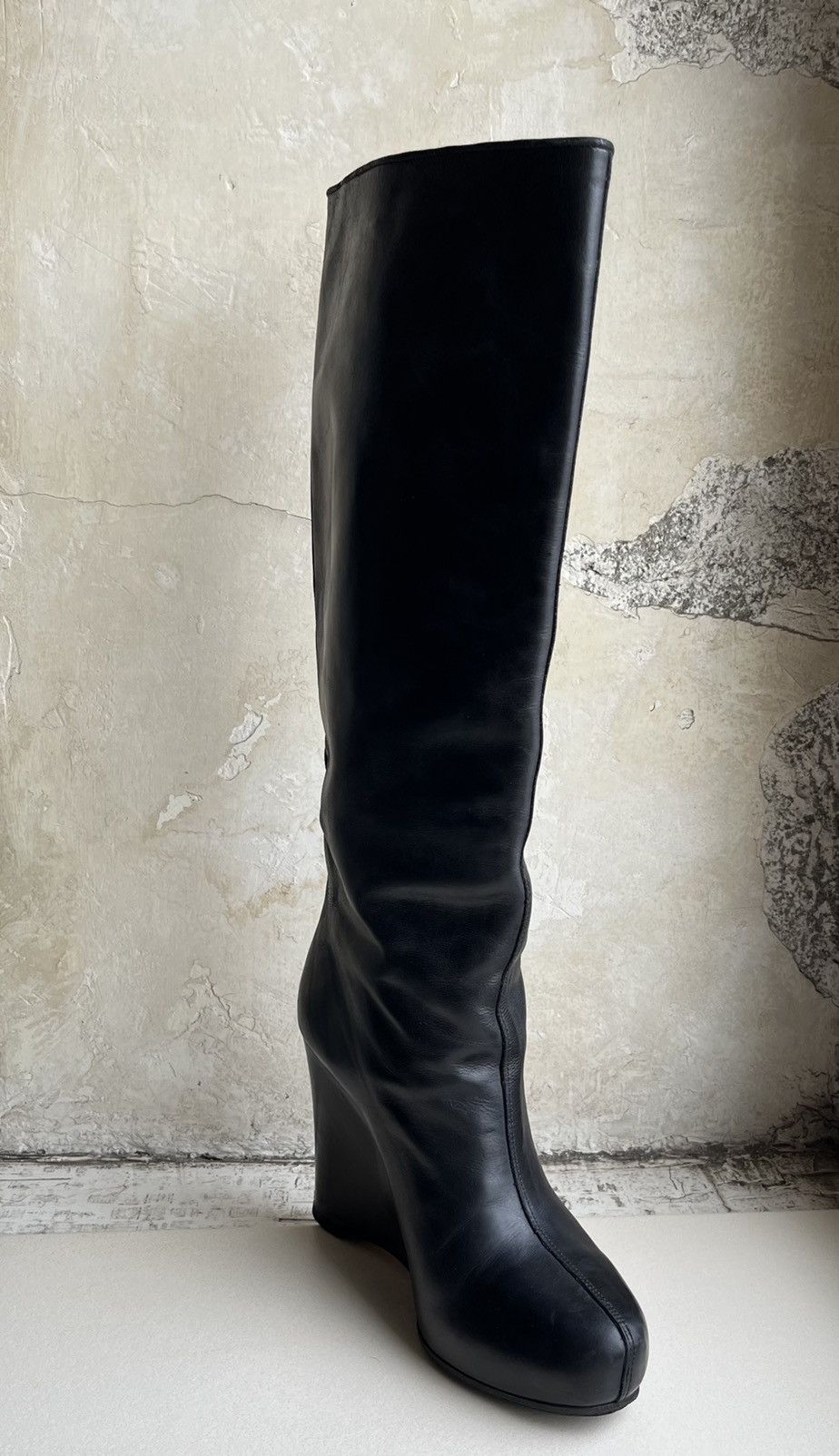 Maison Margiela Martin Era Concealed Heel Knee High Boots Size US 8 / IT 38 - 6 Thumbnail