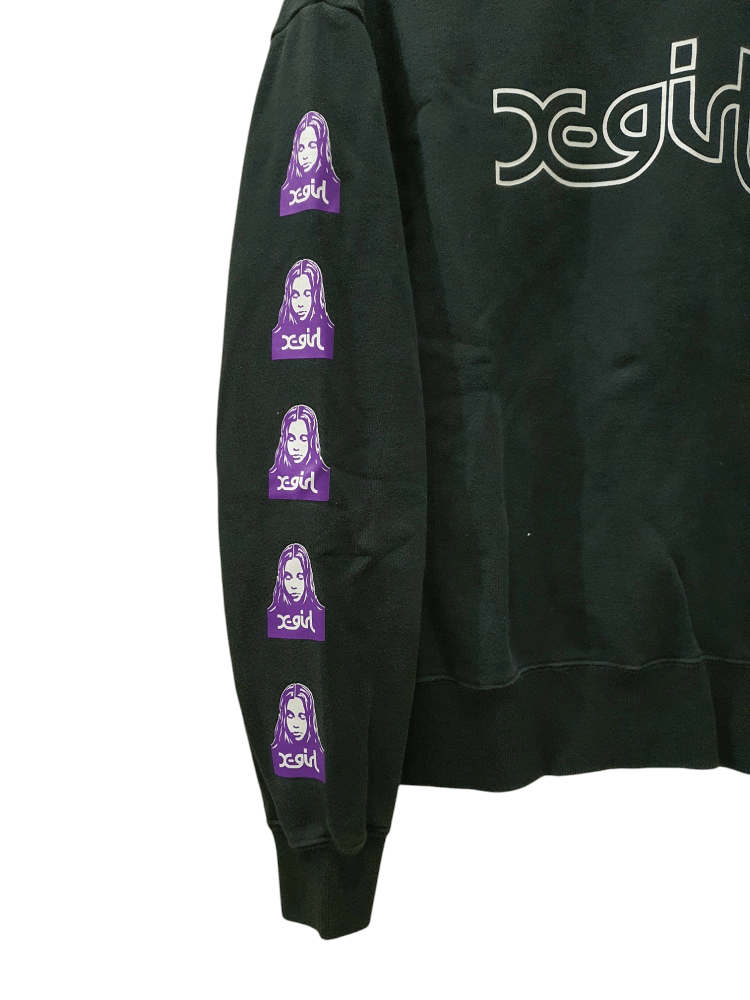Hysteric Glamour black X-girl crewneck sweatshirt Size US M / EU 48-50 / 2 - 4 Thumbnail