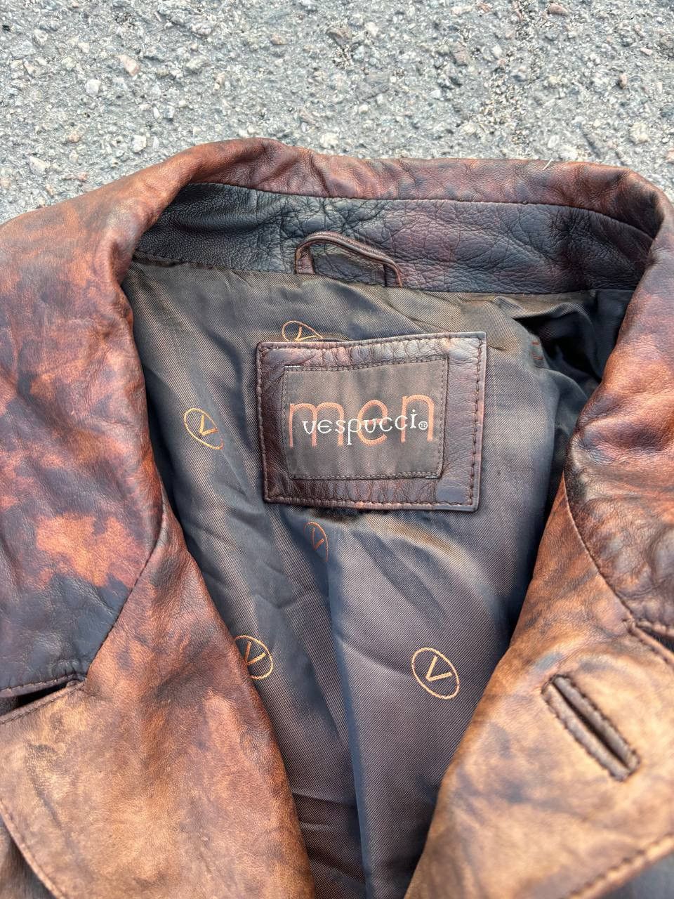 Vintage Vintage Avant Garde Vespucci Leather Chocolste Pony Jacket Size US XL / EU 56 / 4 - 2 Thumbnail
