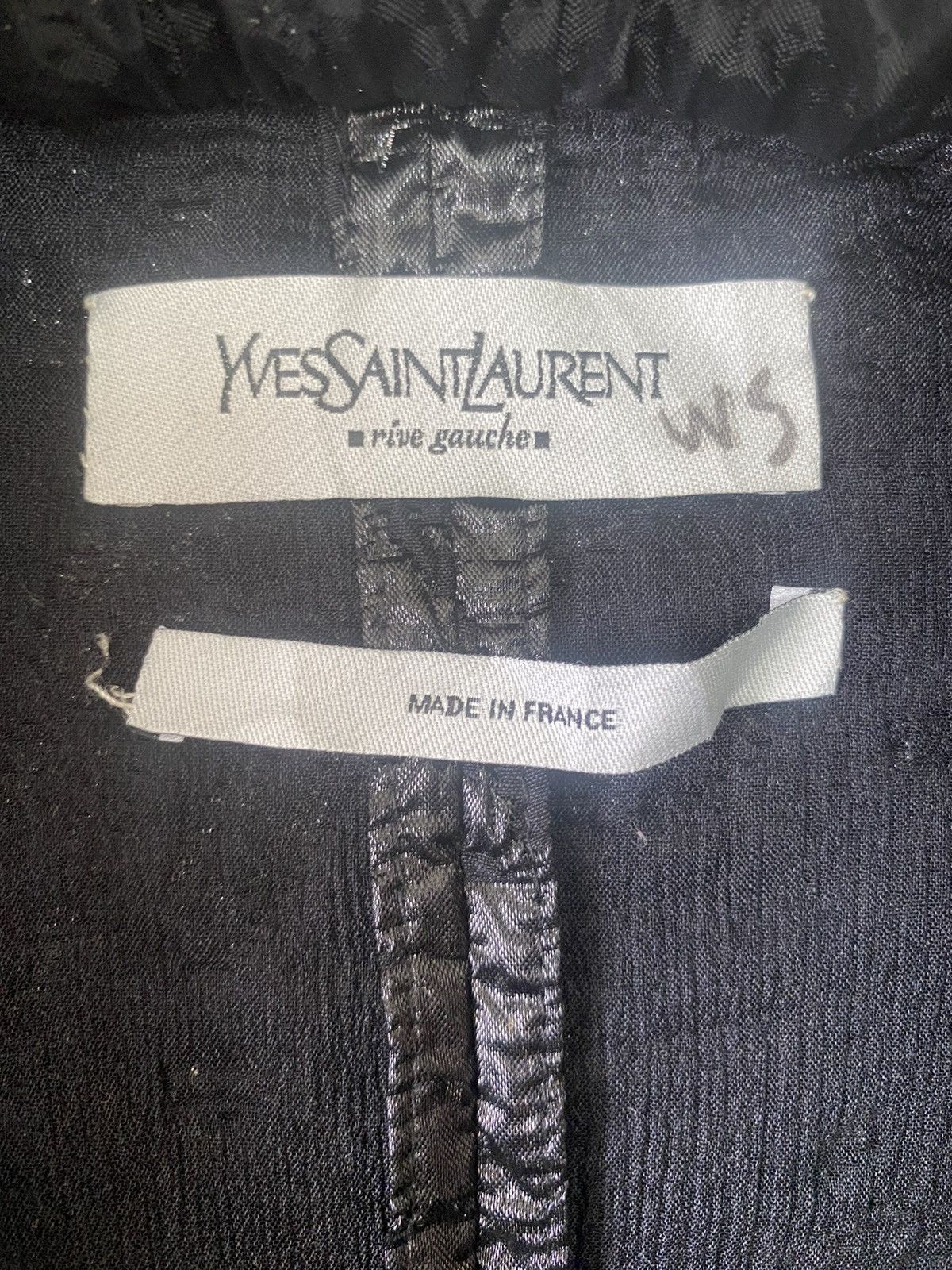 Yves Saint Laurent Vintage YvesSaintLaurent Rive Gauche Jacket Made In France Size US XL / EU 56 / 4 - 15 Thumbnail