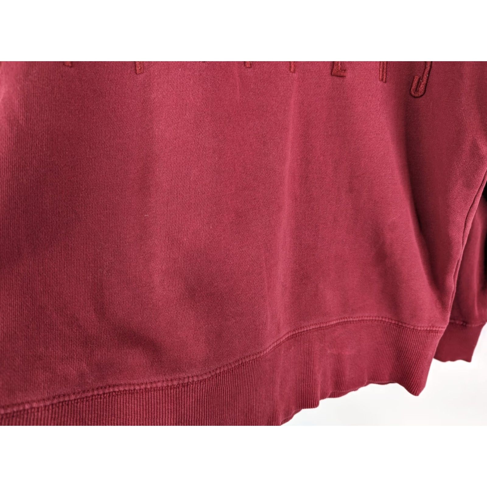 Bdg BDG Urban Outfitters Embroidery Logo Burgundy Sweatshirt Womens Size Small Size S / US 4 / IT 40 - 3 Thumbnail