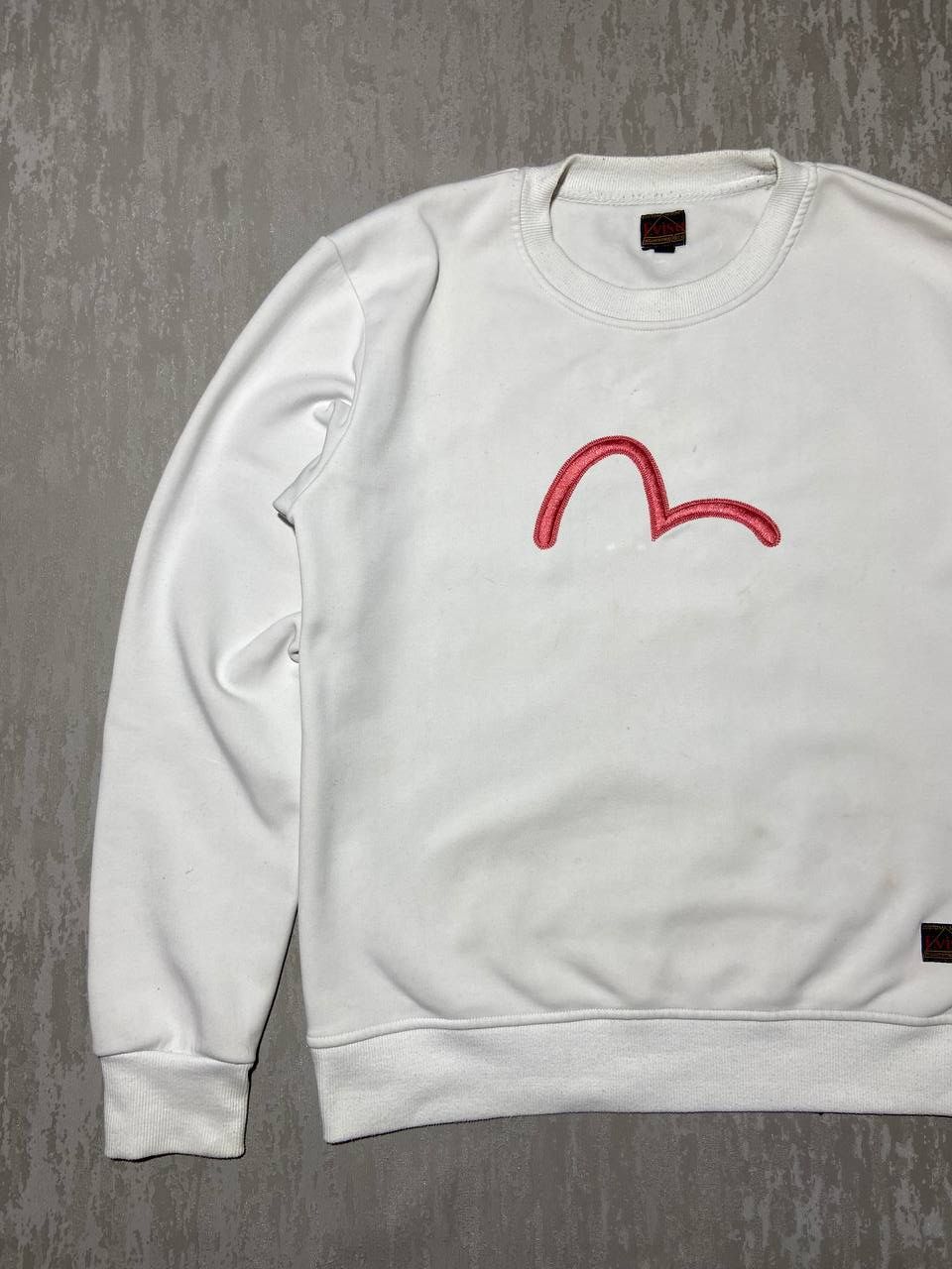 Evisu × Japanese Brand × Vintage Evisu Big Logo Sweatshirt White Size US S / EU 44-46 / 1 - 3 Thumbnail