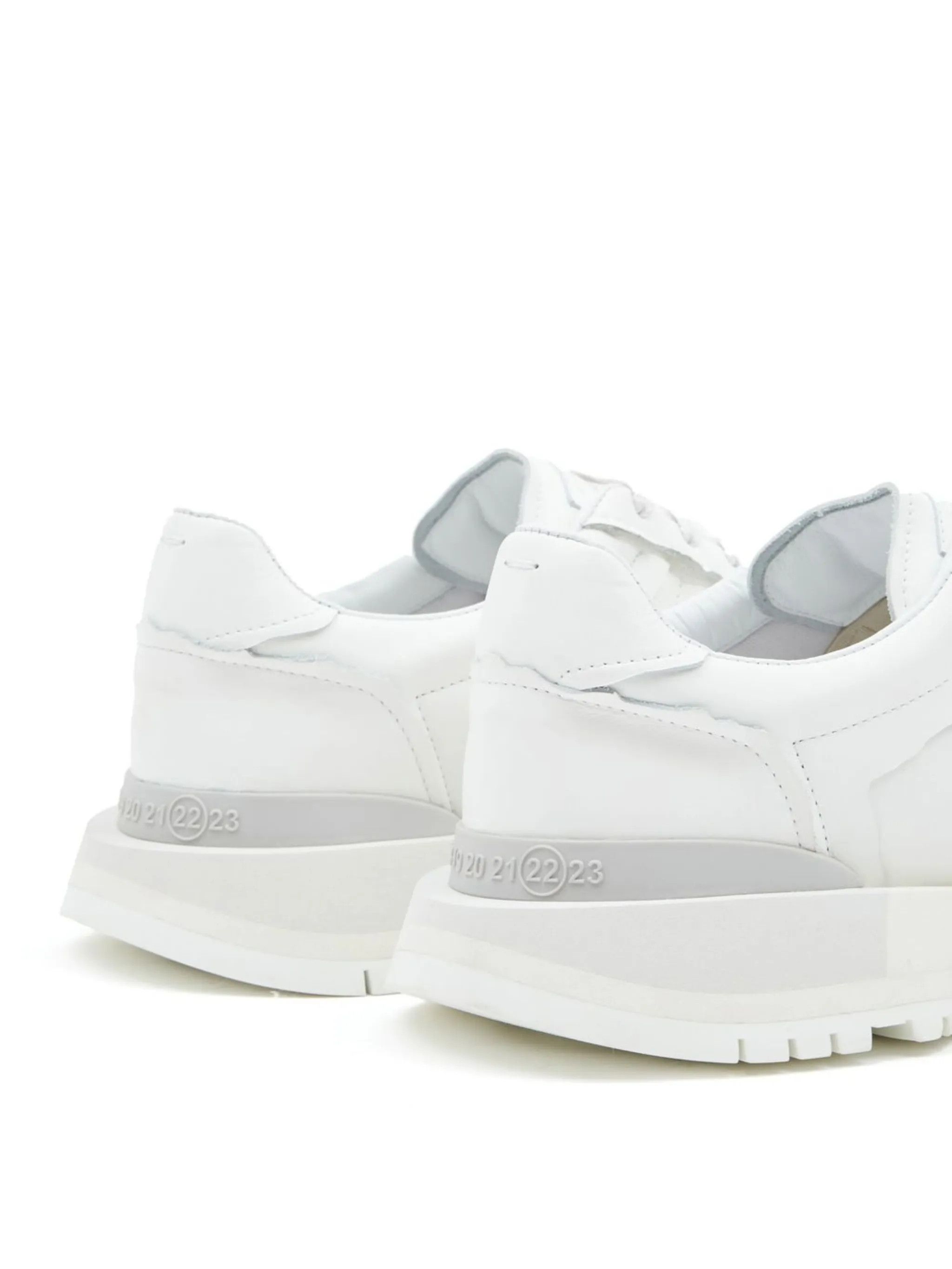 Maison Margiela oc11z0325 Seam-Detail Low-Top Sneakers in White Size US 8 / IT 38 - 5 Thumbnail