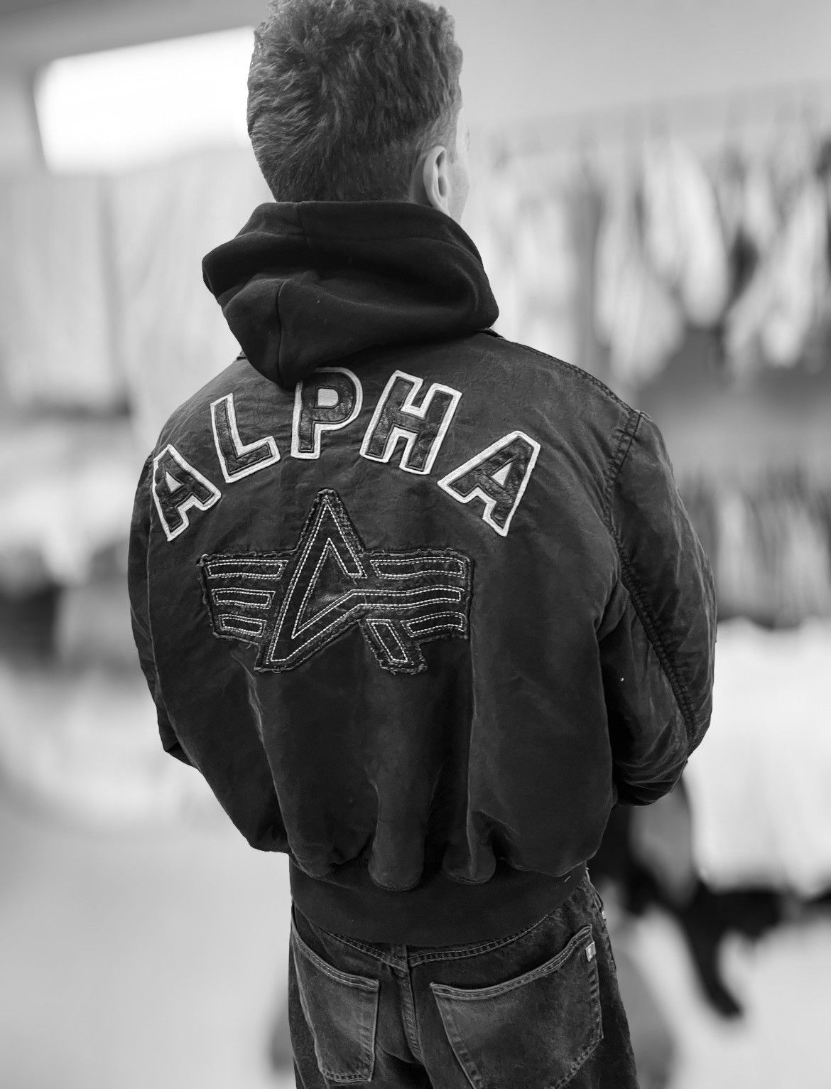 Alpha Industries Bomber CWU 45 Vintage Rare Item