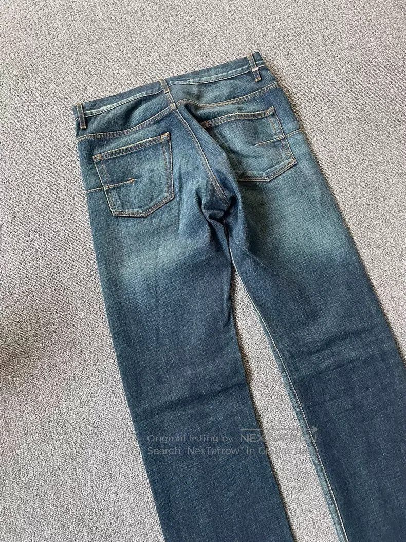Dior Dior Indigo Denim Cat Whisker Washed Ripped Destroyed Deni Size US 30 / EU 46 - 4 Thumbnail
