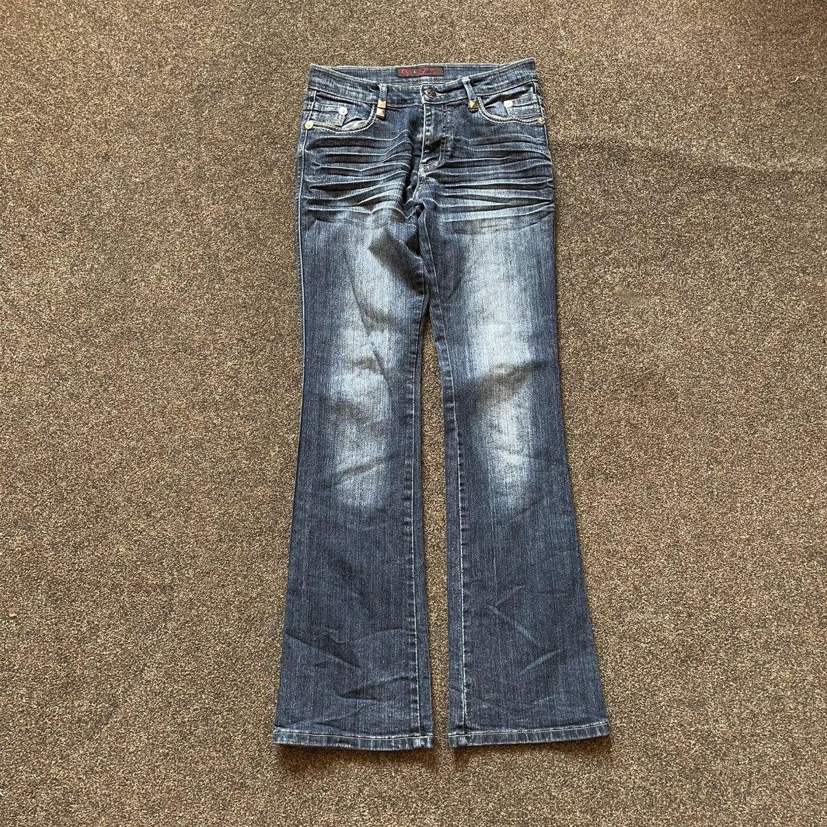 Vintage Y2K Vintage Faded Bootcut Jeans Distressed Flared Skate 28 Size 28" / US 6 / IT 42 - 3 Thumbnail