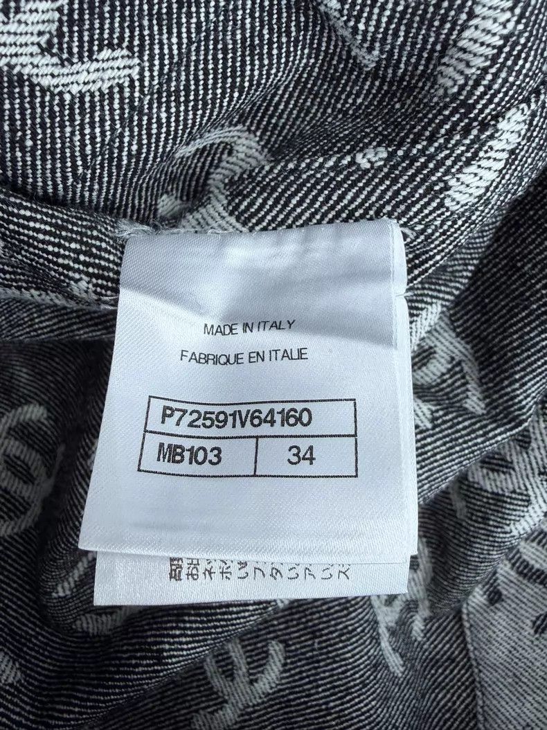 Chanel Chanel Spring and summer popular light gray sequin black e Size XXS / US 00 / IT 34 - 5 Thumbnail
