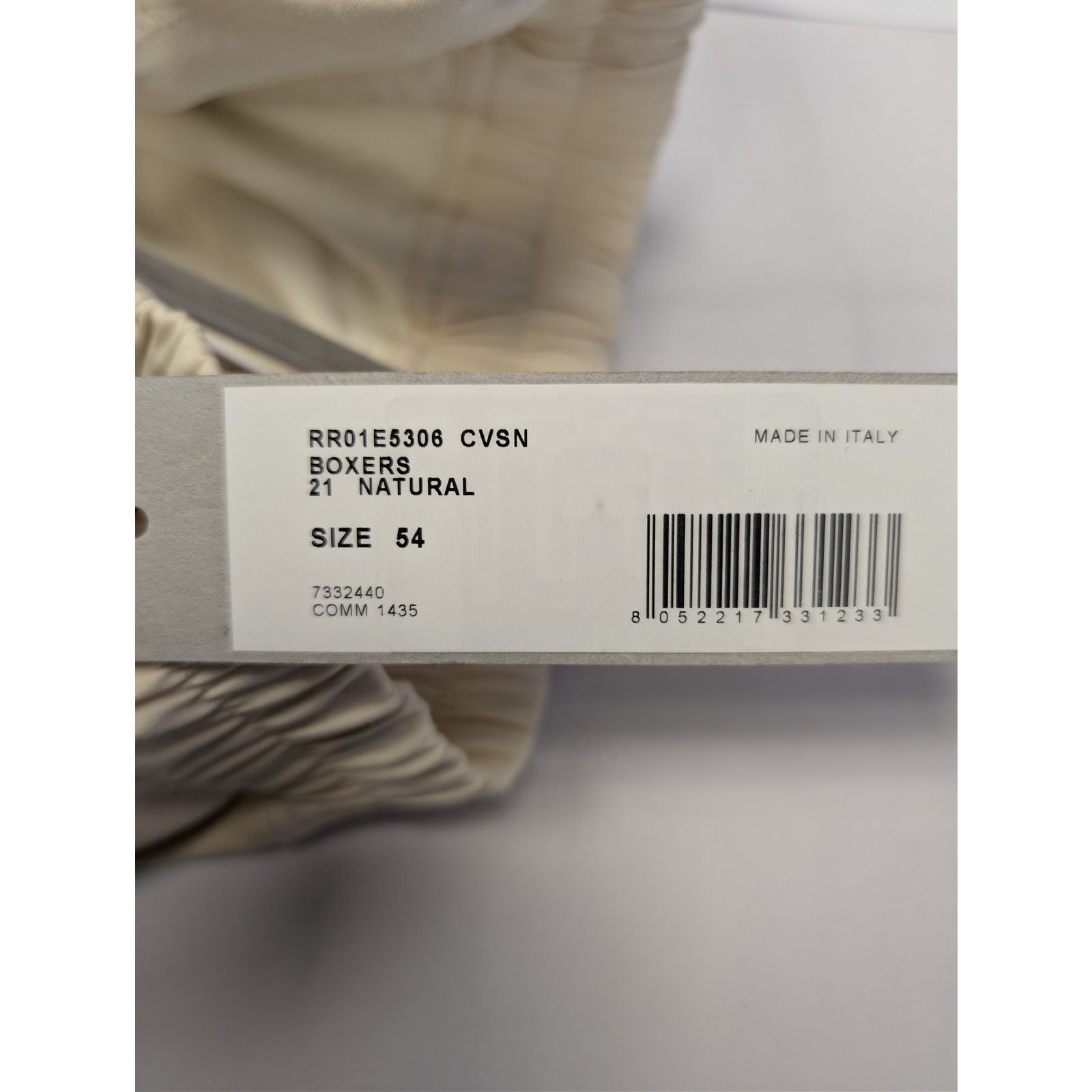 Rick Owens o1rshd1 Cotton Canvas Boxer Shorts in Beige Size US 38 / EU 54 - 17 Thumbnail