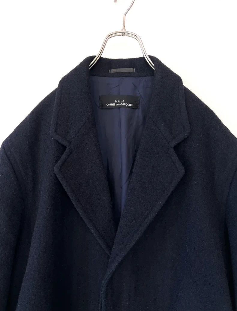 Comme des Garcons Comme Des Garcons Navy blue wool coat Size M / US 6-8 / IT 42-44 - 4 Thumbnail