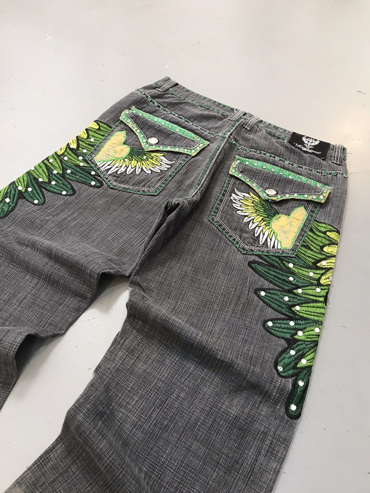 Other Crazy Vintage Victorious Embroidery Denim Size US 38 / EU 54 - 5 Thumbnail