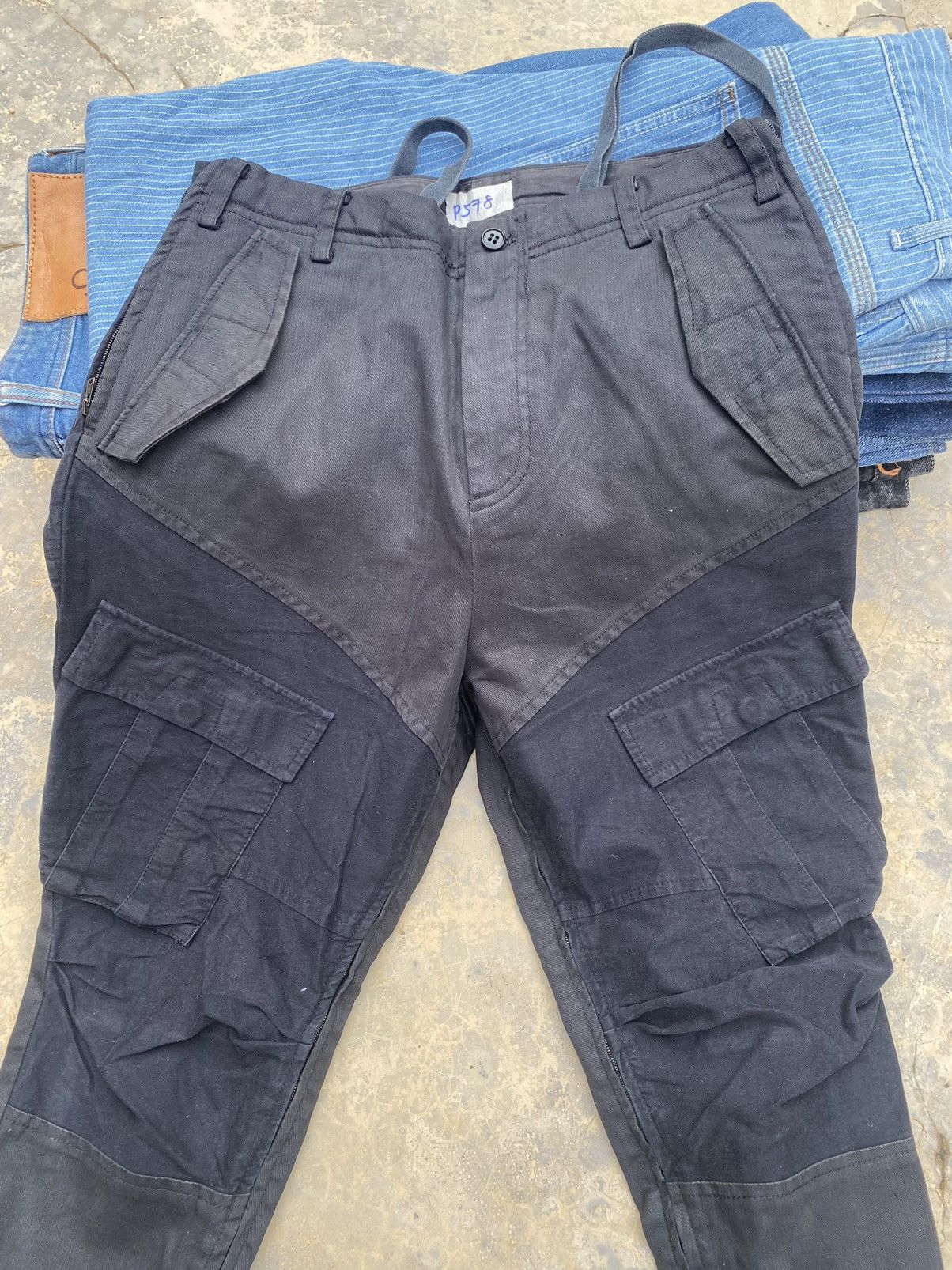 Ato Matsumoto Japanese Brand Ato Drawstring Cargo Pant Size US 27 - 4 Thumbnail