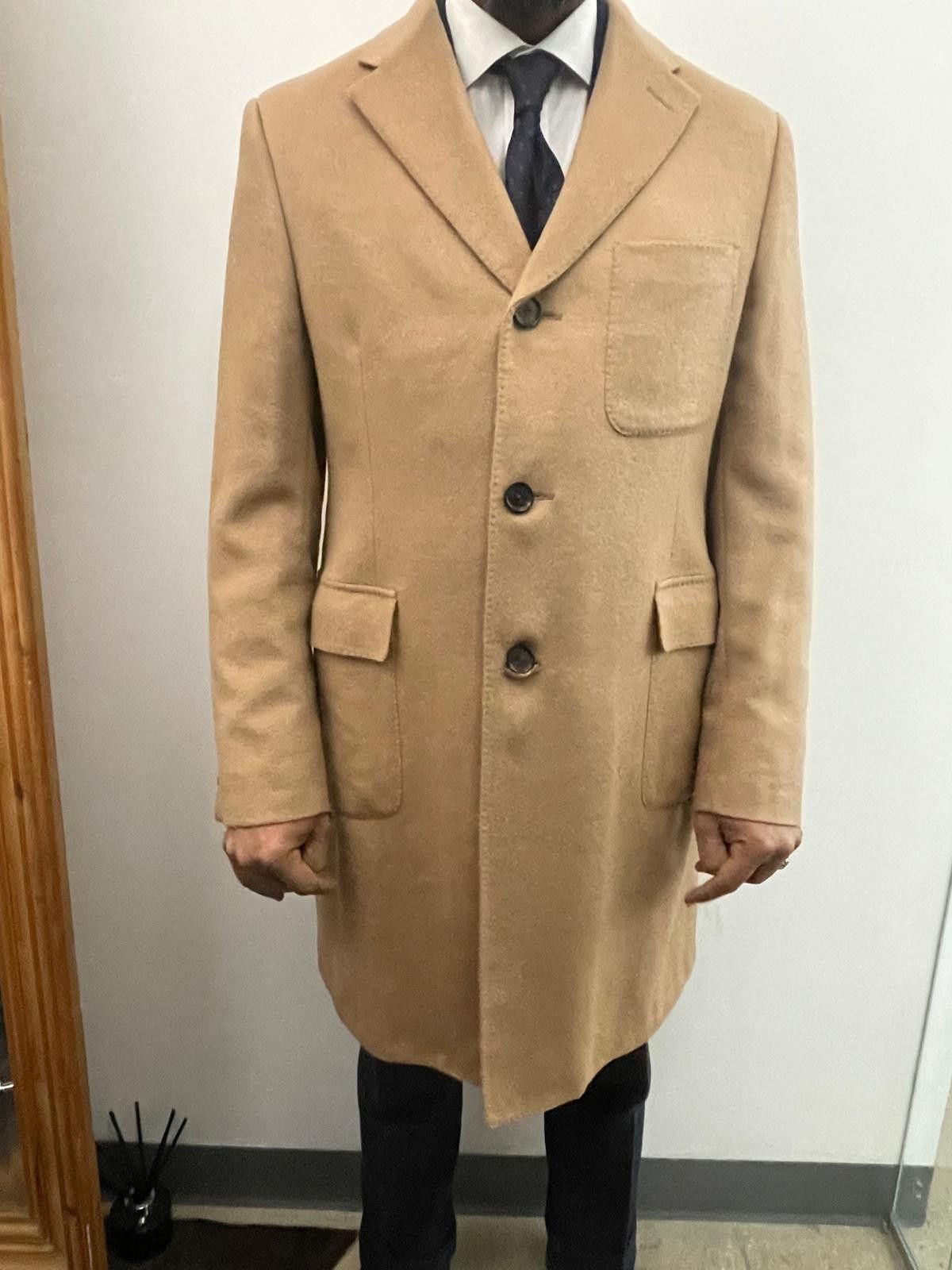 Freemans Sporting Club Camel Hair Overcoat Size US L / EU 52-54 / 3 - 1 Thumbnail