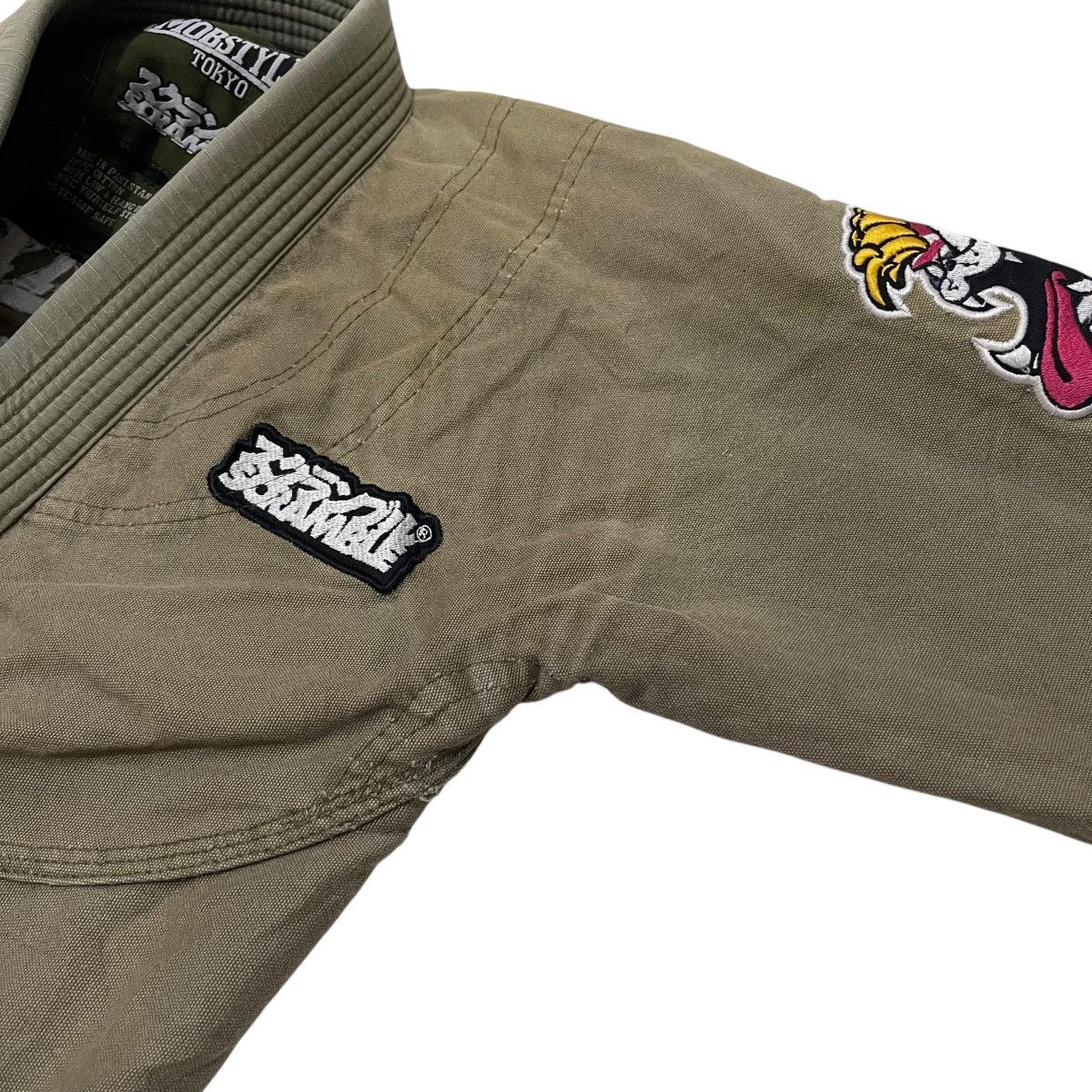 Japanese Brand Vintage Mobstyles Tokyo Scramble Patches Buttonless Jacket Size US M / EU 48-50 / 2 - 13 Thumbnail
