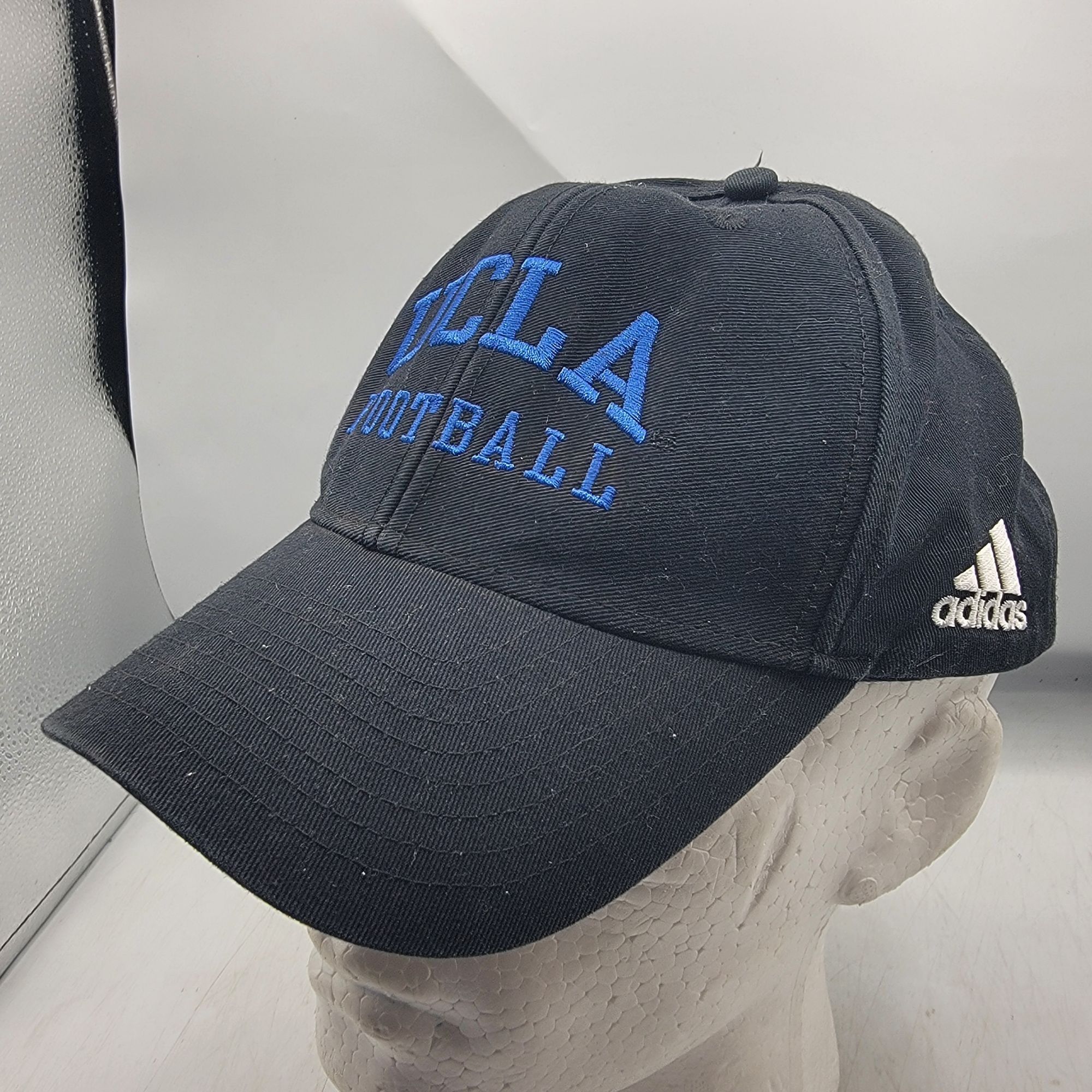 Adidas Adidas UCLA Football Hat Black Sports Casual School College Size ONE SIZE - 1 Thumbnail